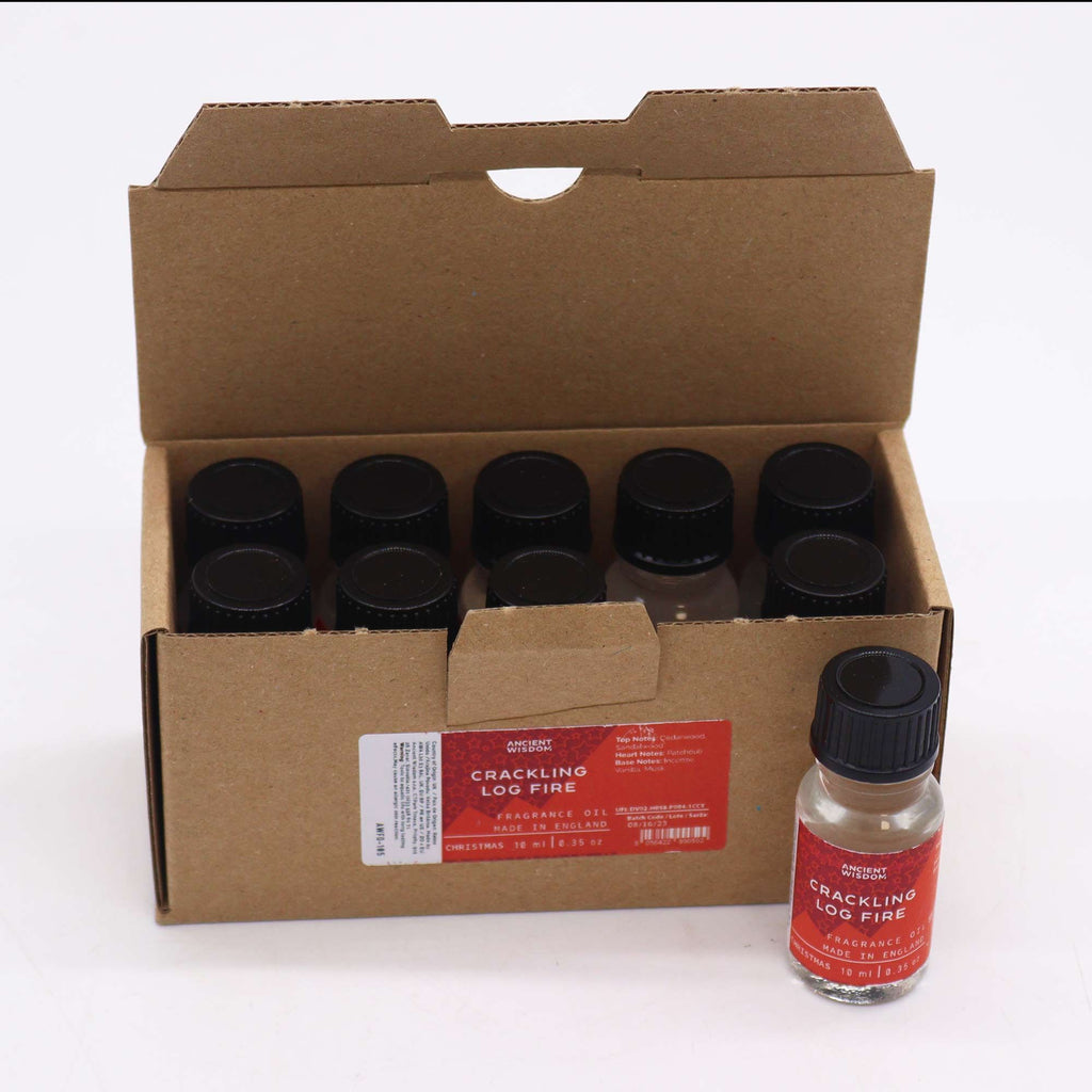 Crackling Log Fire Fragrance Oil 10ml (Pack of 5)