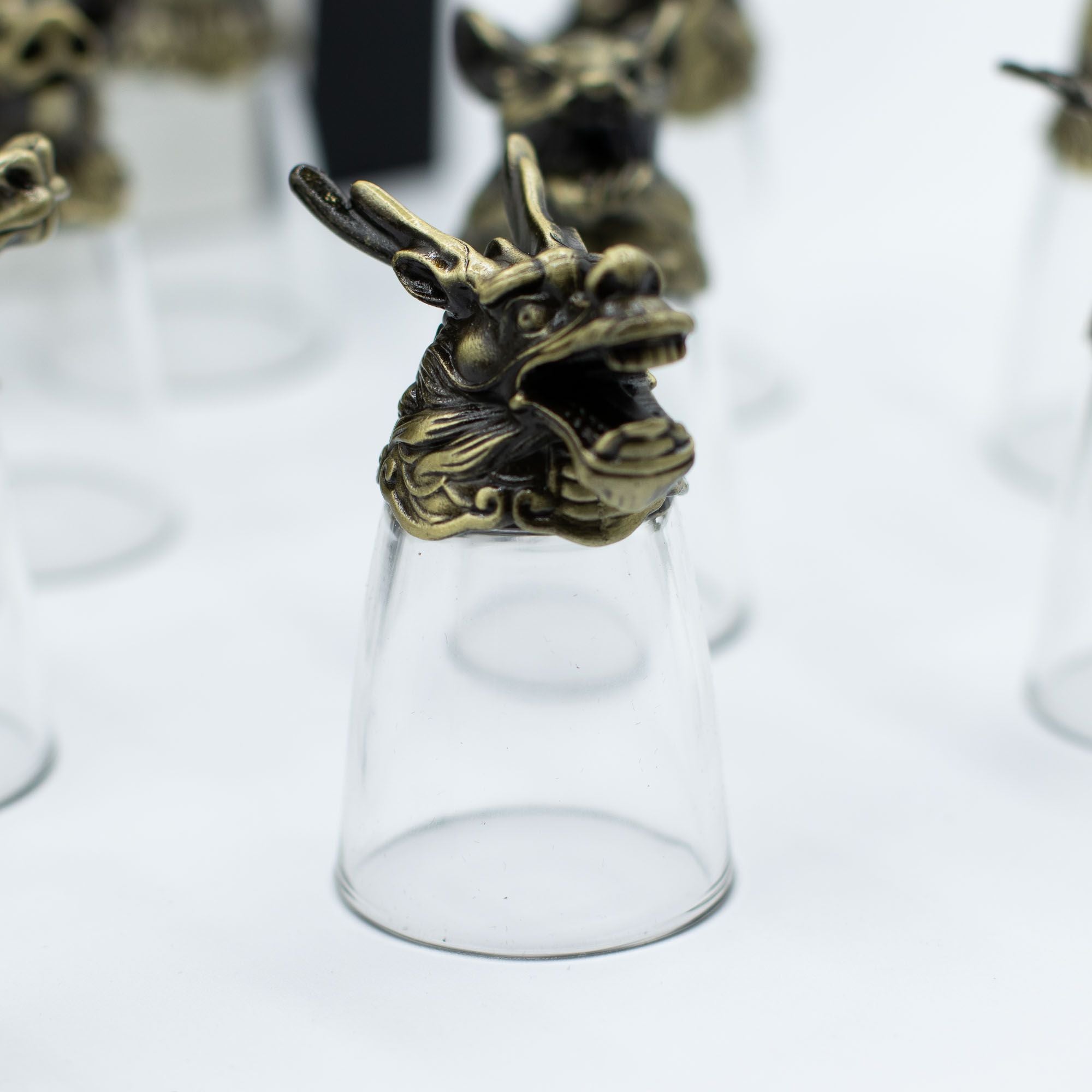 Gift Set of 12 Glasses (25ml) | Antique Bronze