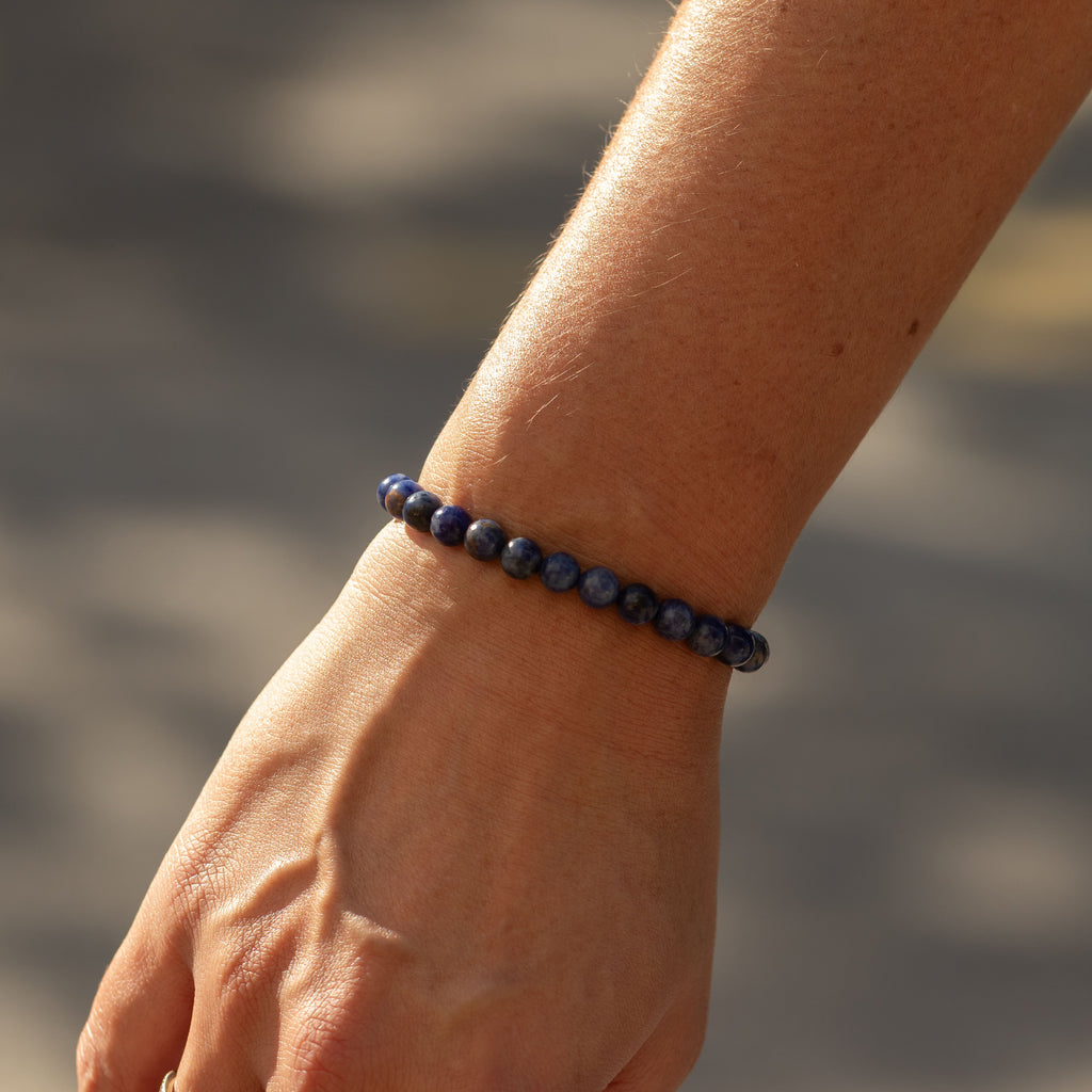 Petite Power Bracelet (17cmx6mm) - Sodalite