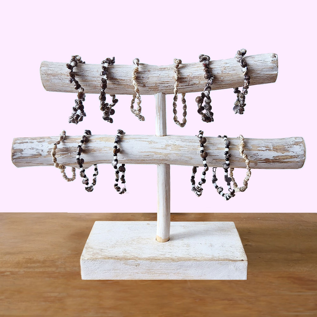 Handmade Friendship Bracelets - Tiny Besti Beach Shells (asst)
