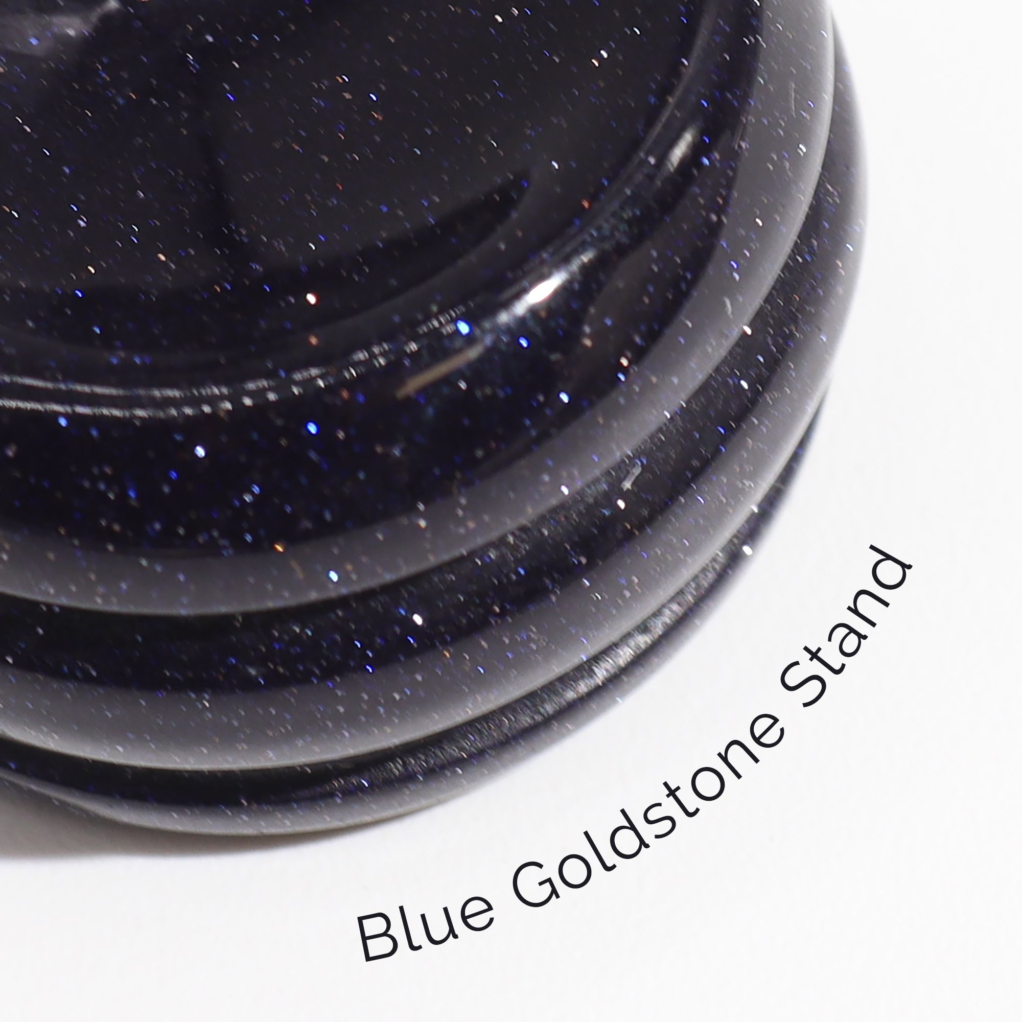 Amethyst Planet on a Sola Goldstone Stand (JUPITER)