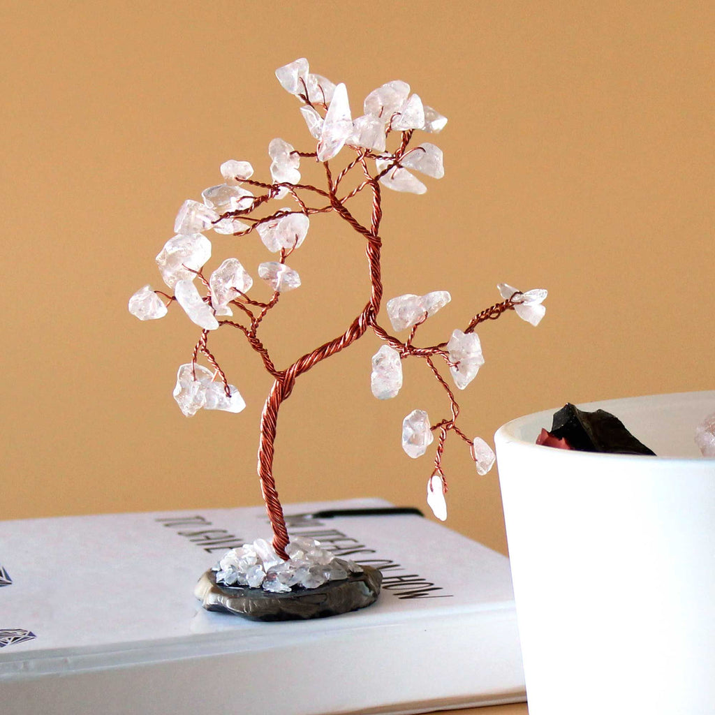 Gemstone Tree Crystal Tree UK | 35 Stone Gemstone Tree decorative crystal gemstone tree