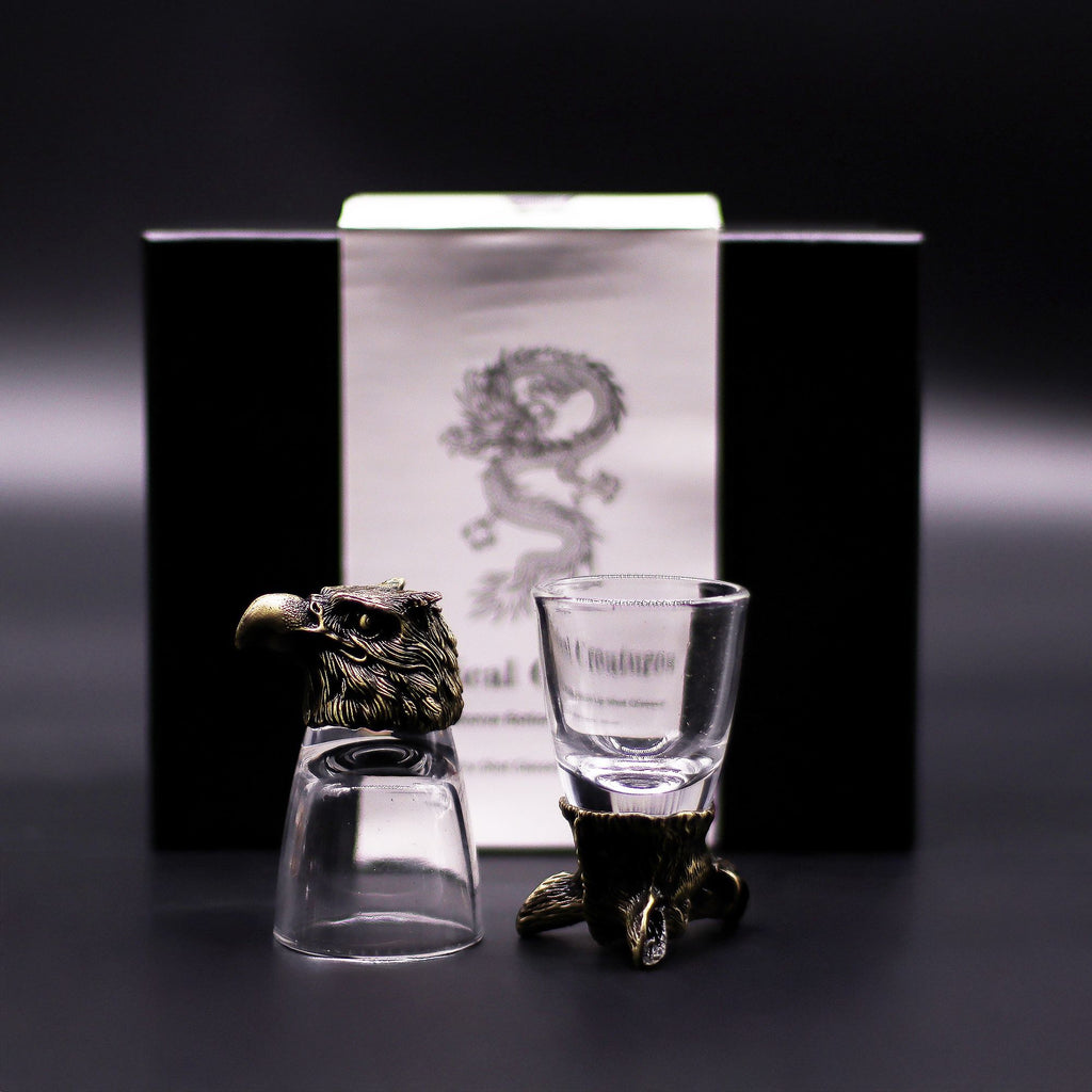 Gift Set of 6 Shot Glasses (50ml) | Antique Bronze