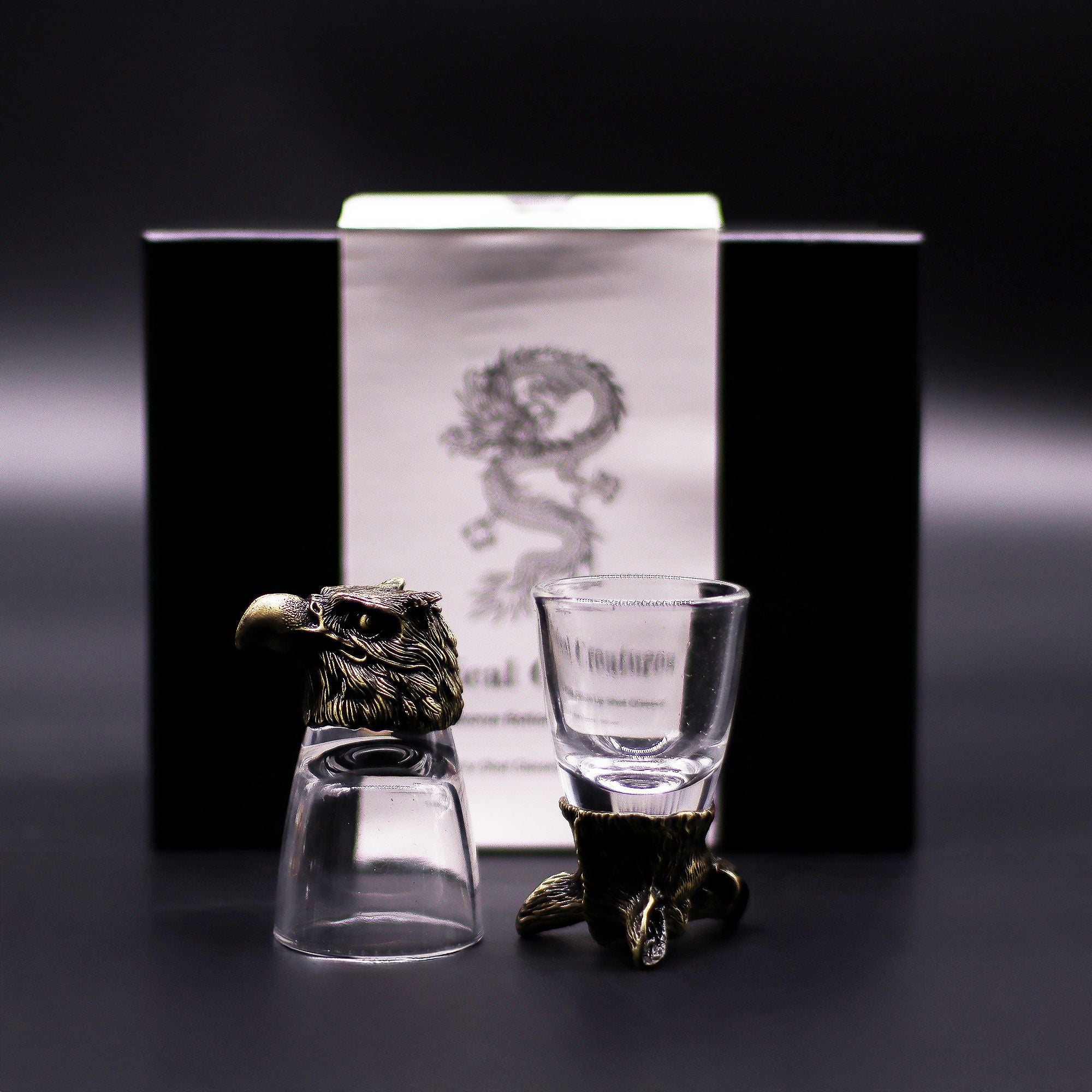 Gift Set of 6 Shot Glasses (50ml) | Antique Bronze