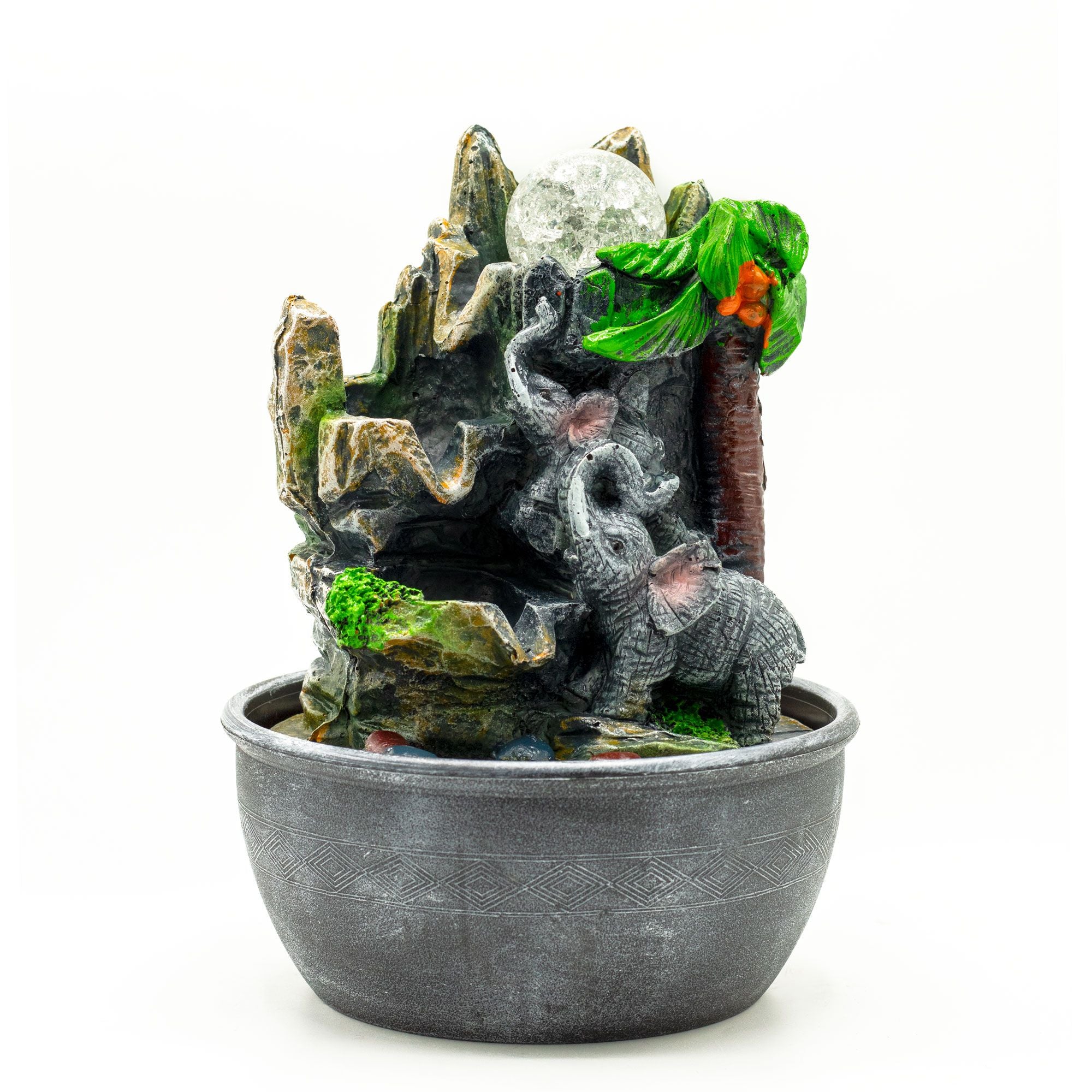 Tabletop Water Feature Crystal Tree UK | 25 Stone Gemstone Tree decorative crystal gemstone tree