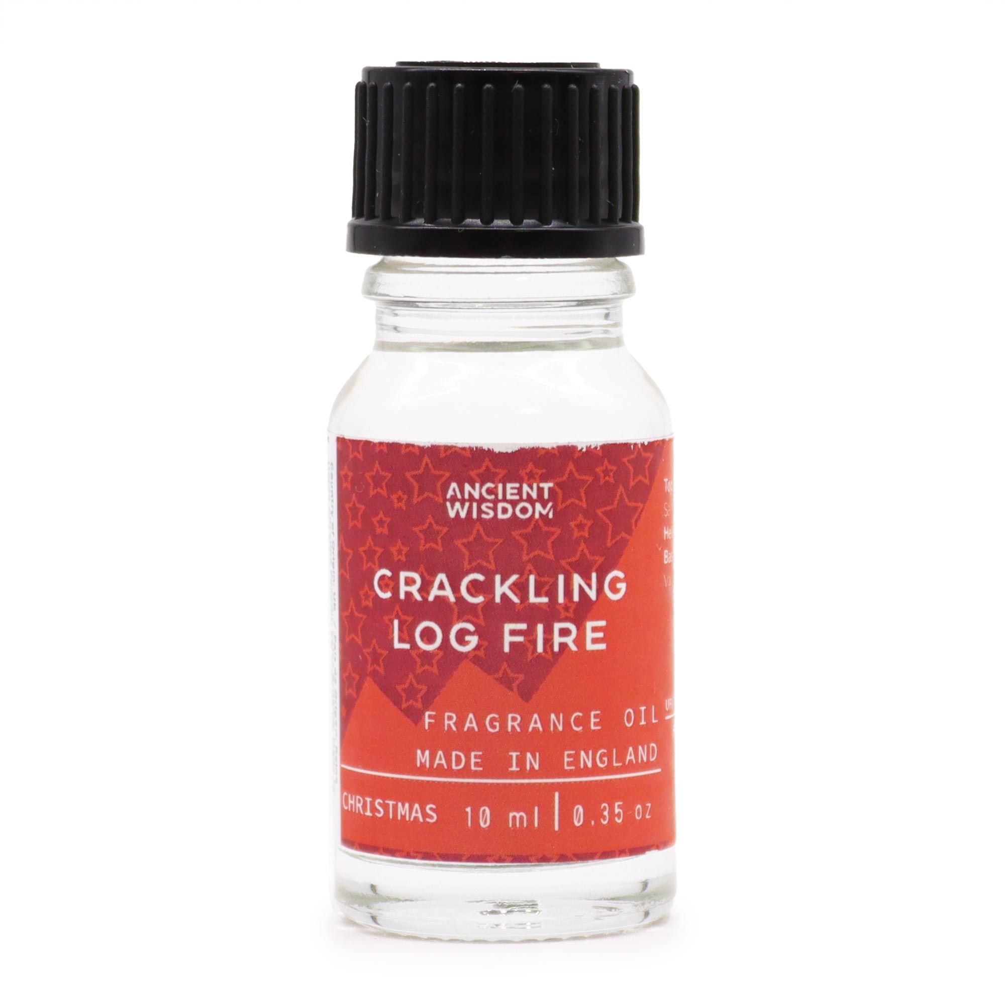 Crackling Log Fire Fragrance Oil 10ml (Pack of 5)