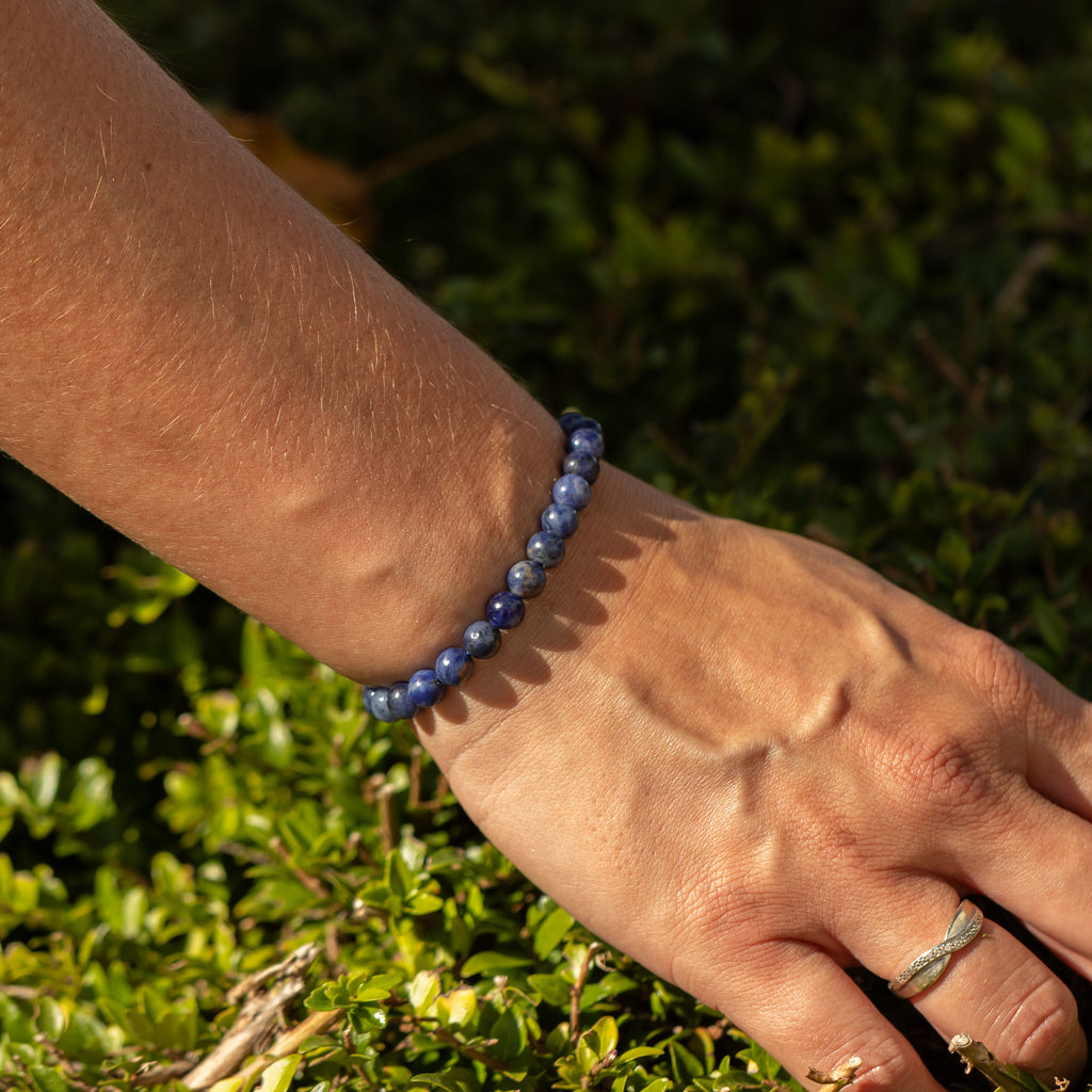 Petite Power Bracelet (17cmx6mm) - Sodalite