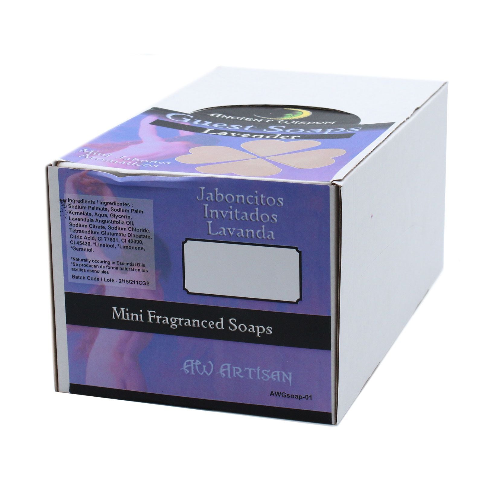 Heart Guest Soap - Lavender (Pack of 10)