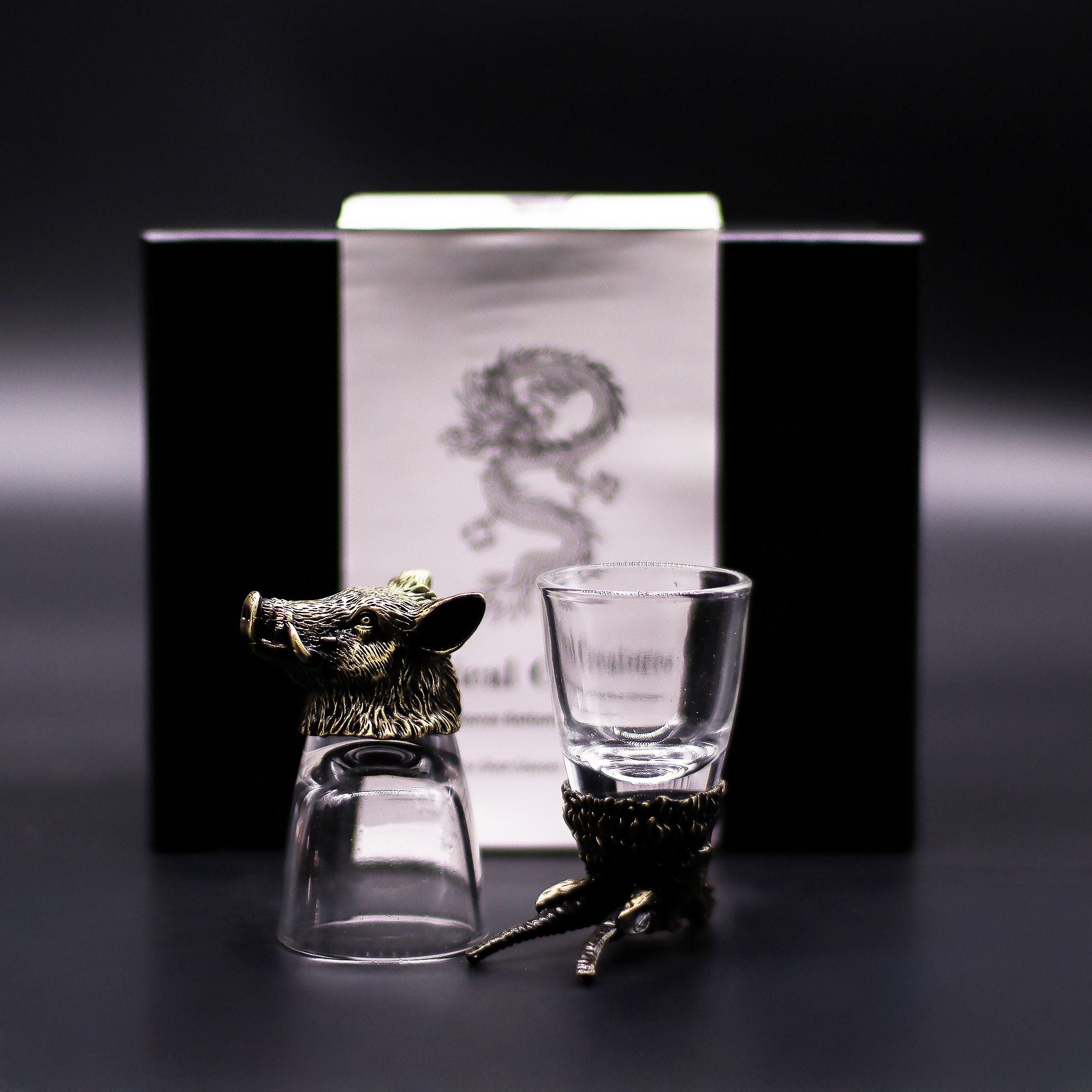 Gift Set of 6 Shot Glasses (50ml) | Antique Bronze