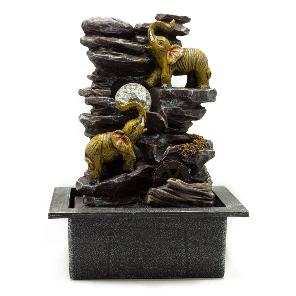Tabletop Water Feature Crystal Tree UK | 35 Stone Gemstone Tree decorative crystal gemstone tree