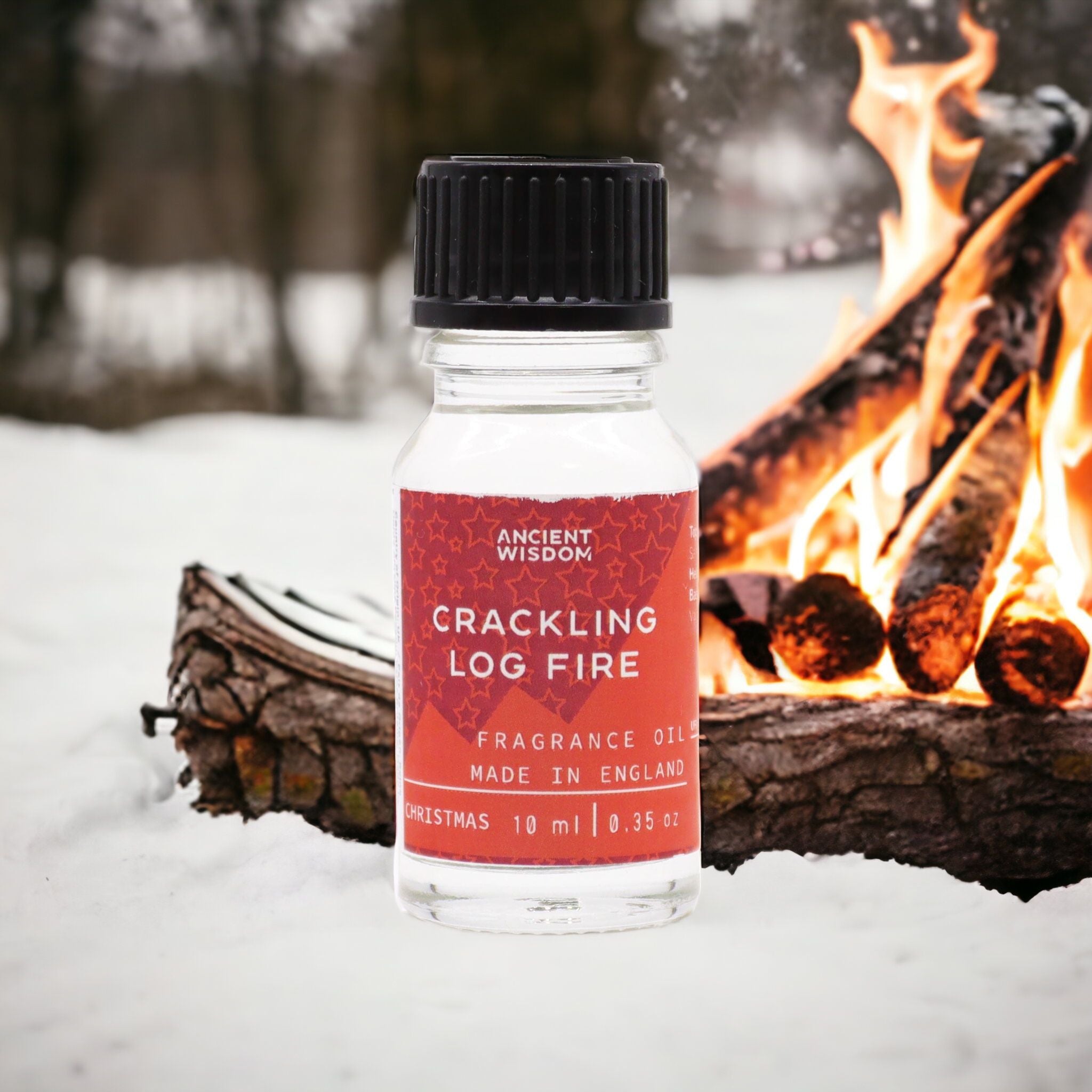 Crackling Log Fire Fragrance Oil 10ml (Pack of 5)