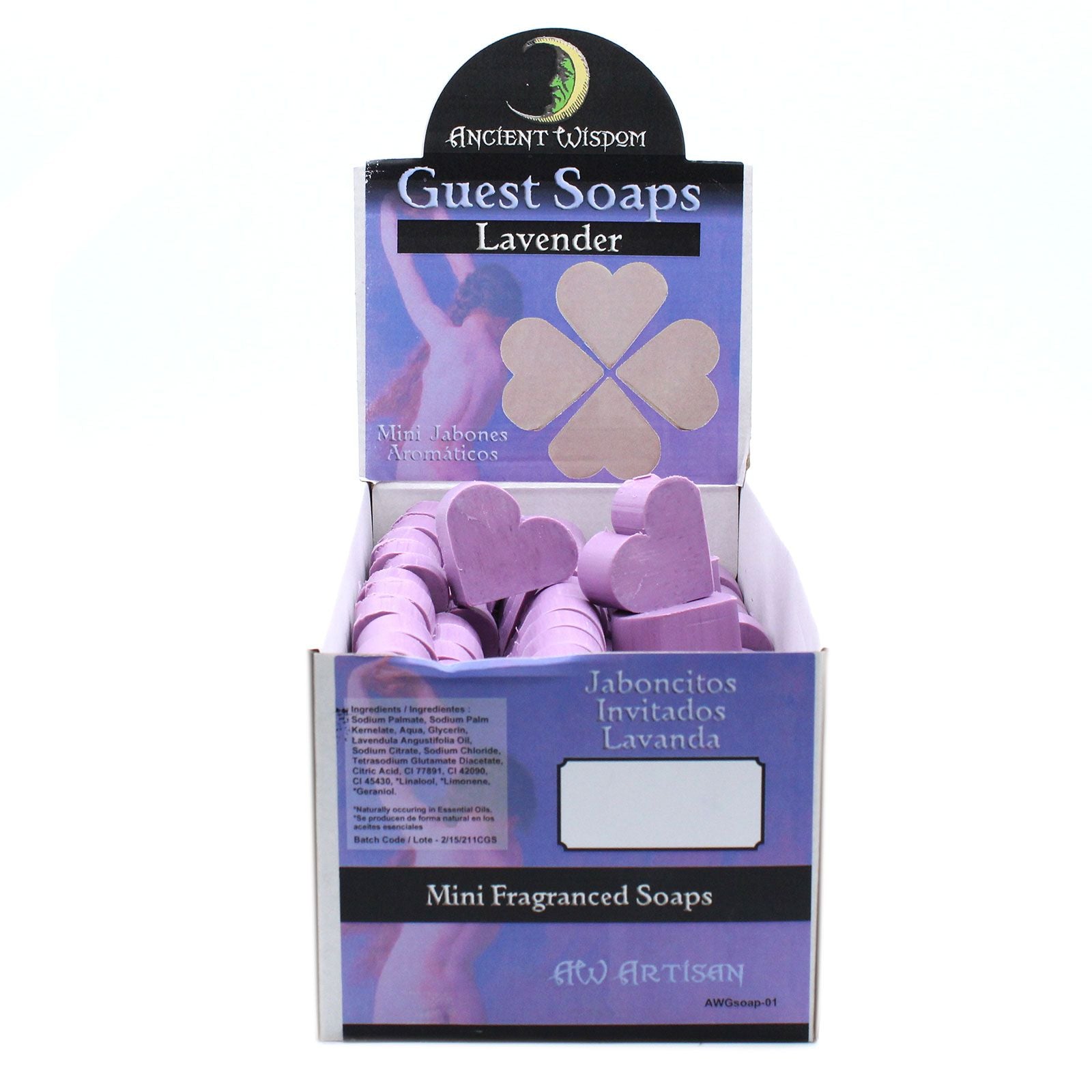 Heart Guest Soap - Lavender (Pack of 10)