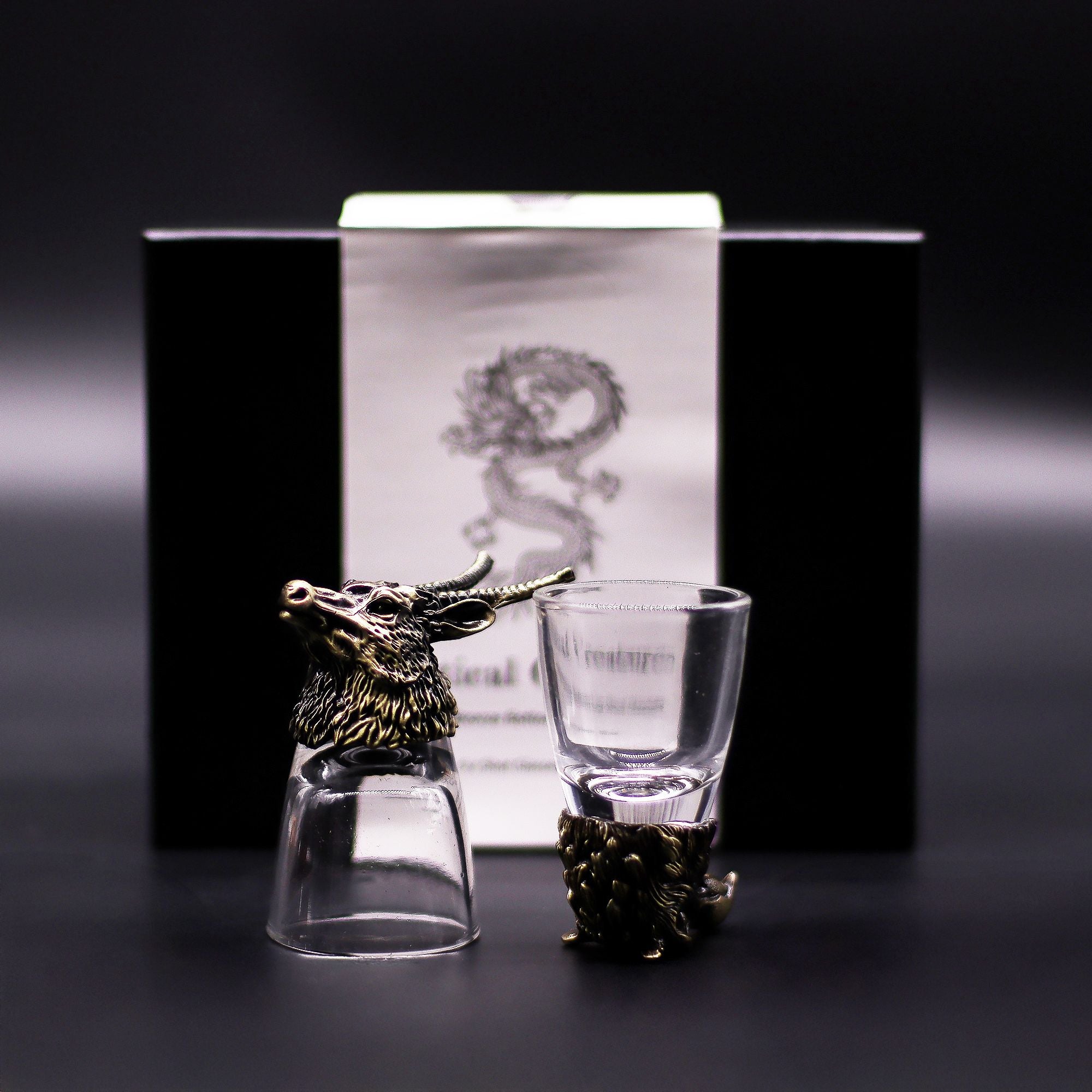 Gift Set of 6 Shot Glasses (50ml) | Antique Bronze