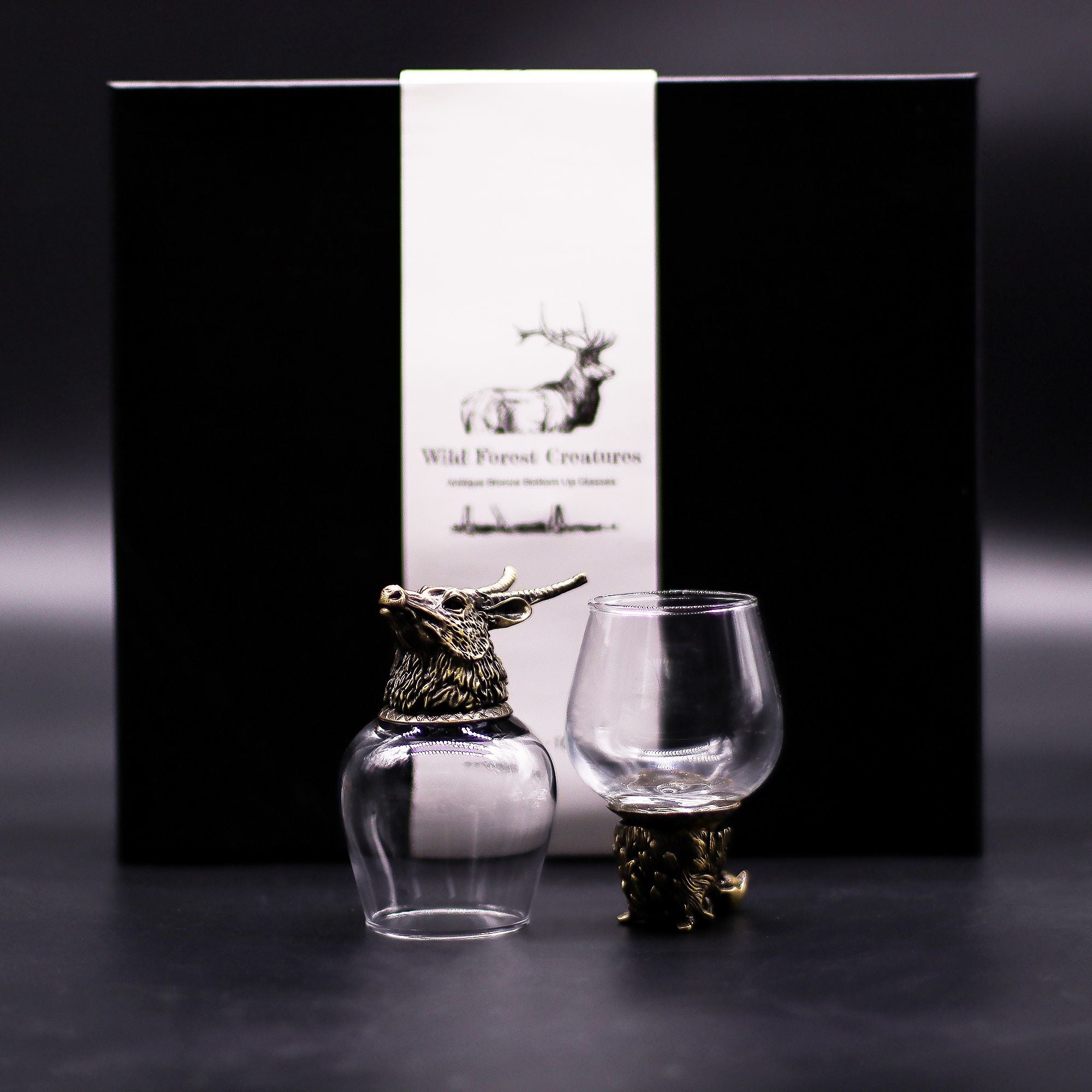 Gift Set of 6 Glasses (100ml) | Antique Bronze