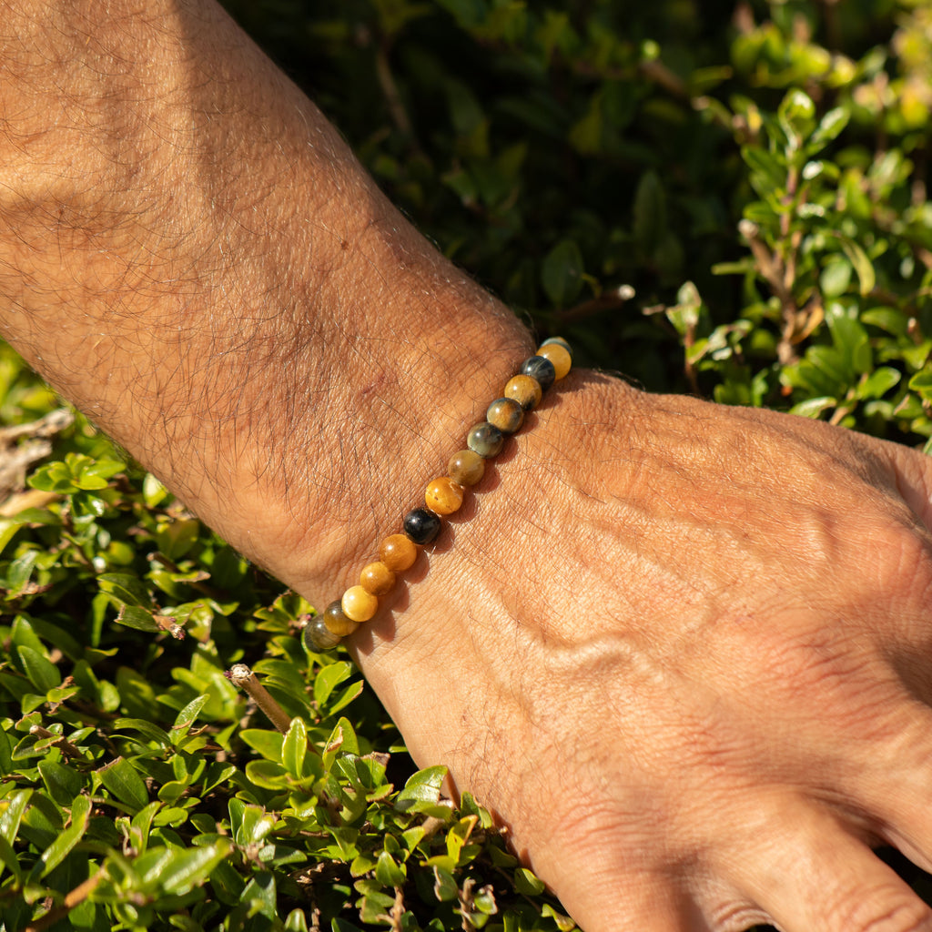 Petite Power Bracelet (17cmx6mm) - Dream Tigereye