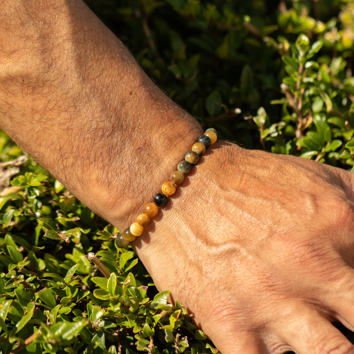 Petite Power Bracelet (17cmx6mm) - Dream Tigereye
