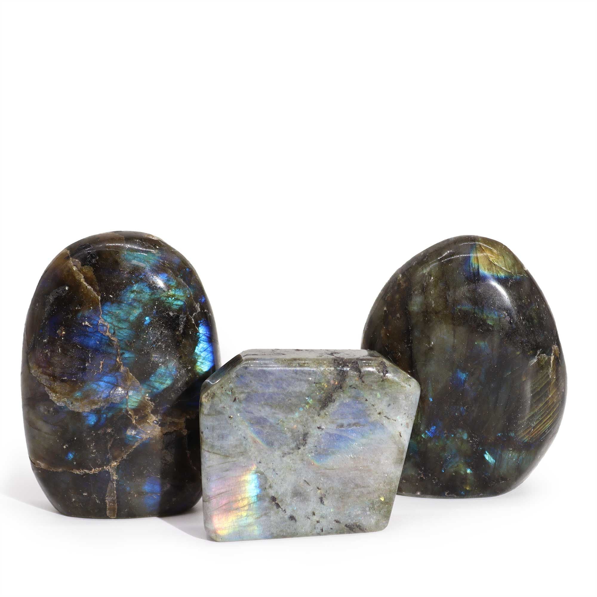 Madagascar Labradorite Tomb Stone (approx 80 - 100gms 50 - 70mm)
