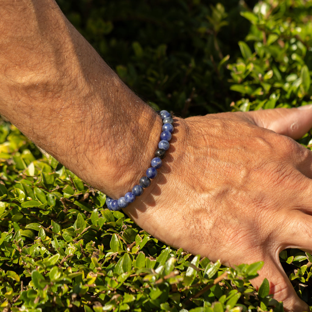 Petite Power Bracelet (17cmx6mm) - Sodalite
