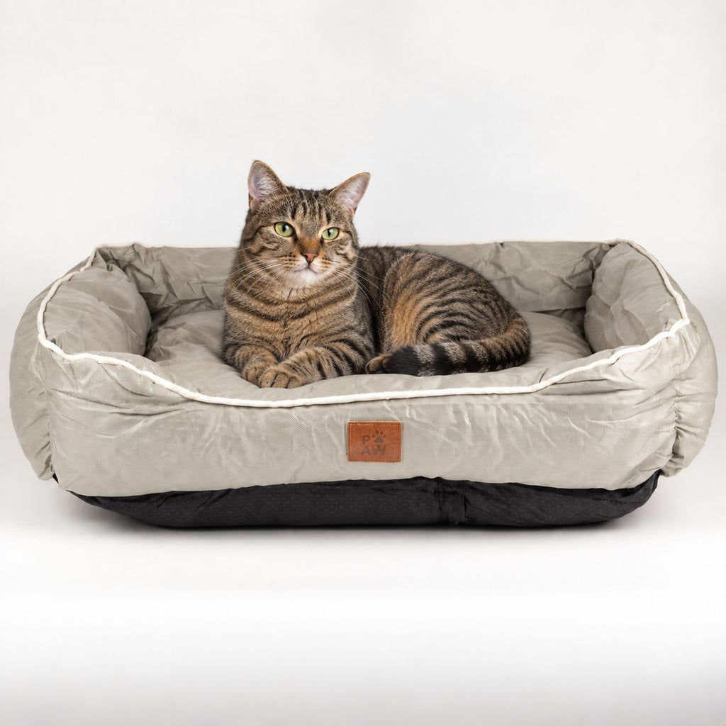 PAW Bed – Medium Khaki Beige – 70 × 60 × 15cm