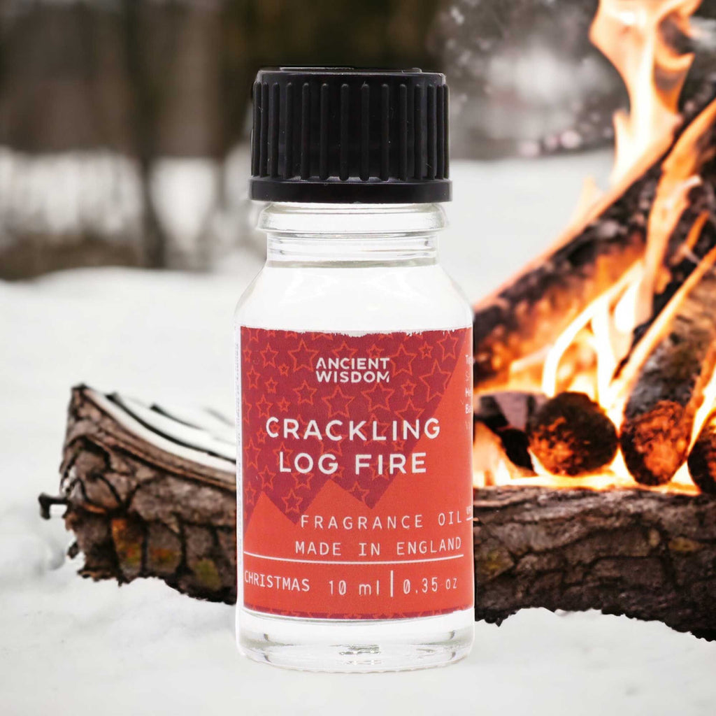 Crackling Log Fire Fragrance Oil 10ml (Pack of 5)