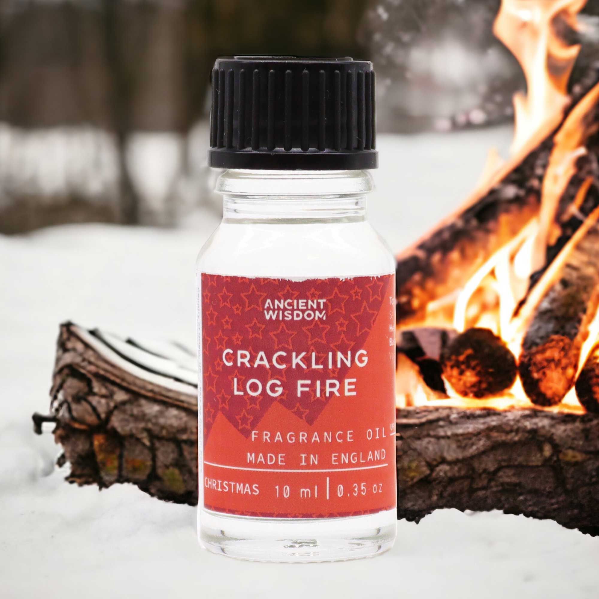 Crackling Log Fire Fragrance Oil 10ml (Pack of 5)