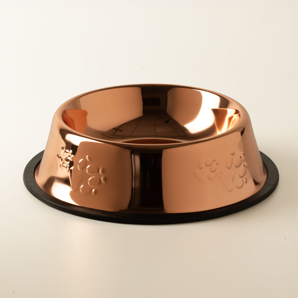 PAW Food Bowls - Single Copper Style - 18cm - Stainless Steel (304)