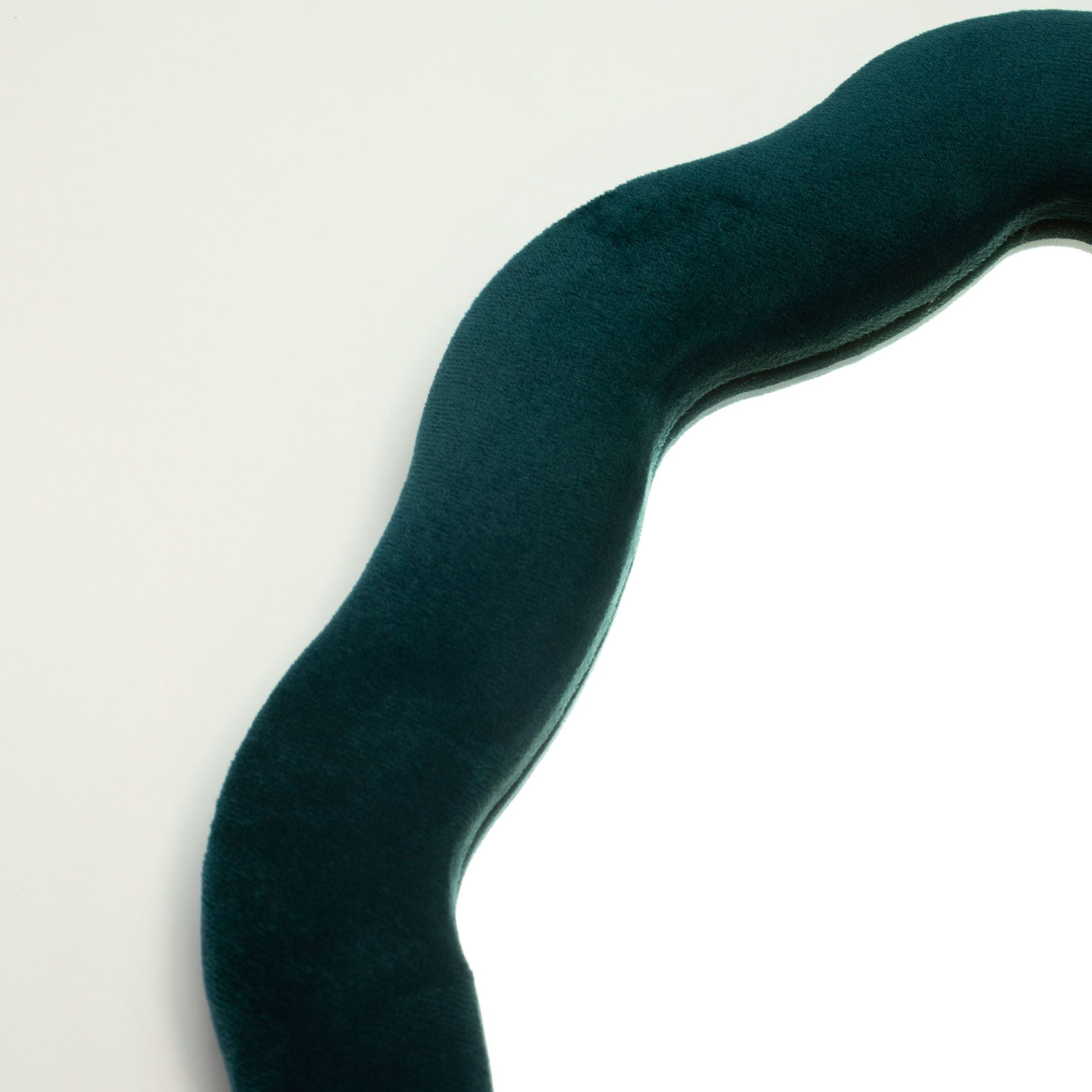 Soft Squiggly Mirror – Oval Pebble – Royal Teal (20.5x32.5x2.3cm)