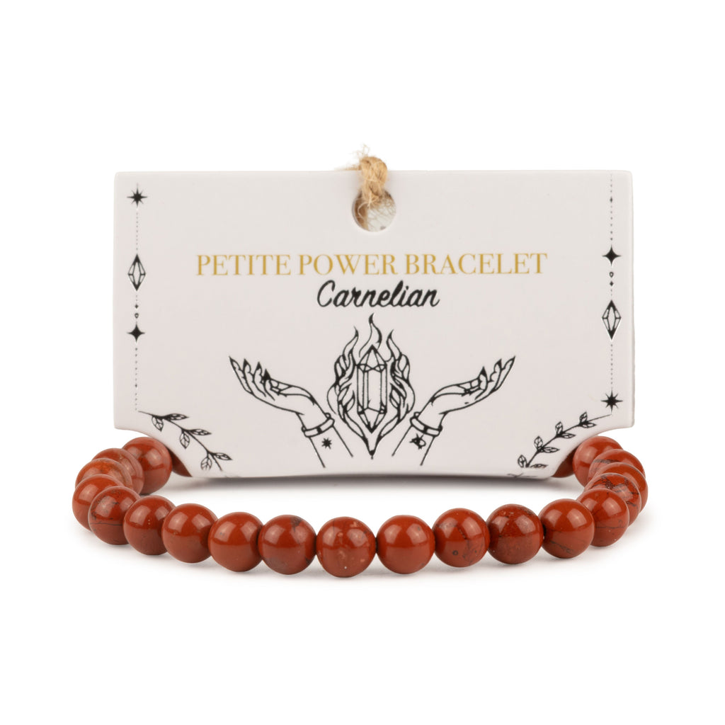 Petite Power Bracelet (17cmx6mm) - Carnelian