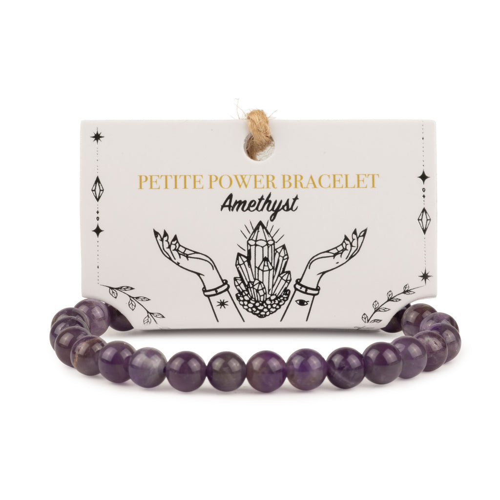 Petite Power Bracelet (17cmx6mm) - Amethyst