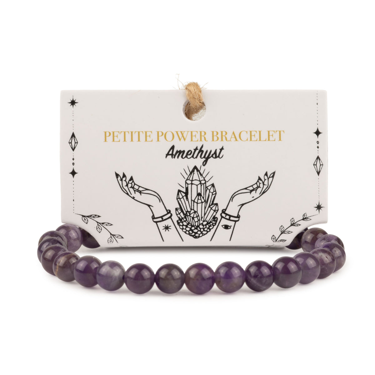 Petite Power Bracelet (17cmx6mm) - Amethyst