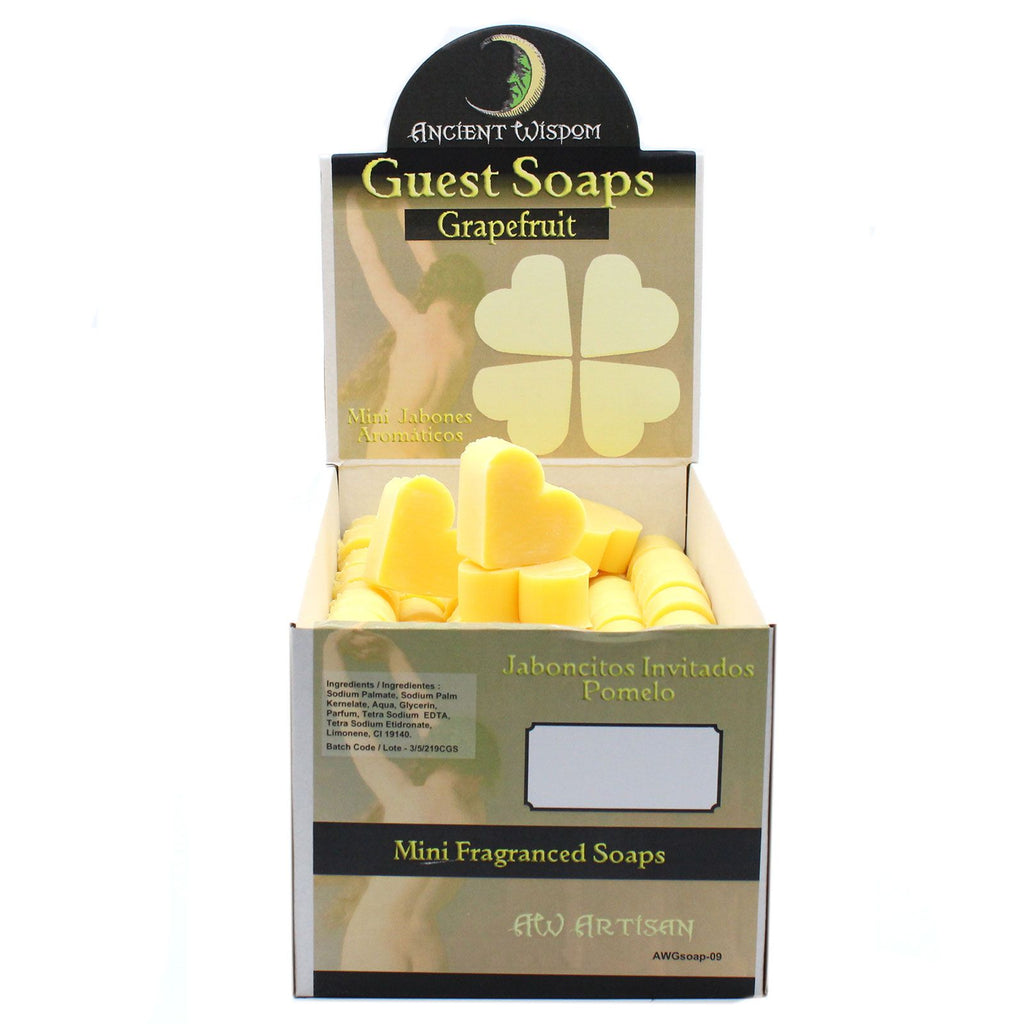 Heart Guest Soap - Grapefruit (Pack of 10)