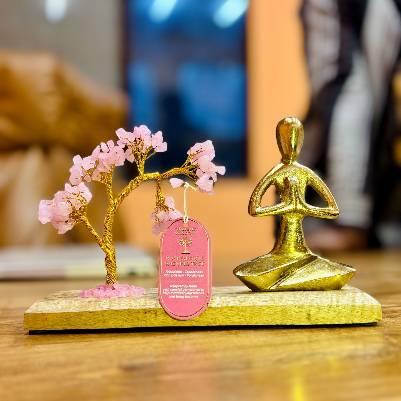 Gemstone Yoga Garden Crystal Tree UK | 100 Stone Gemstone Tree decorative crystal gemstone tree
