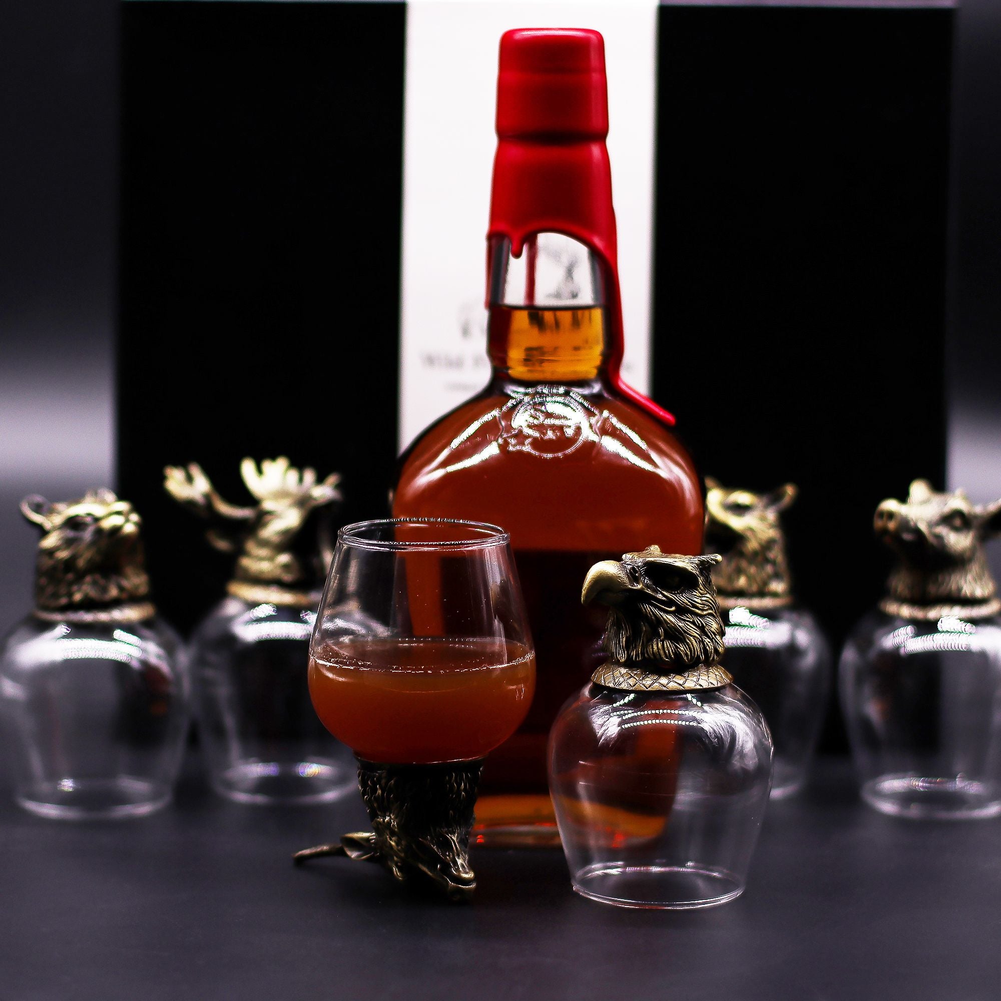 Gift Set of 6 Glasses (100ml) | Antique Bronze