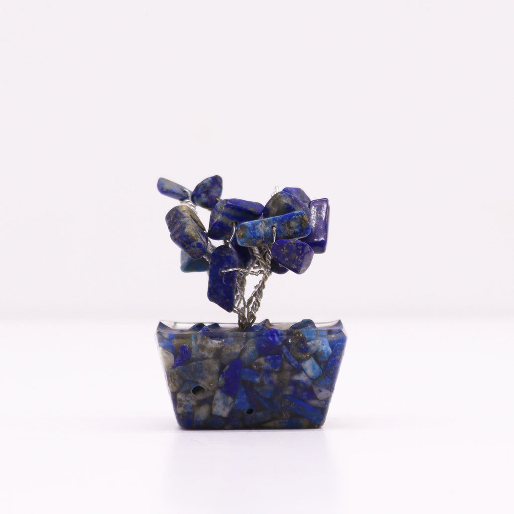 Mini Gemstone Tree On Orgonite Base Crystal Tree UK | 15 Stone Gemstone Tree decorative crystal gemstone tree