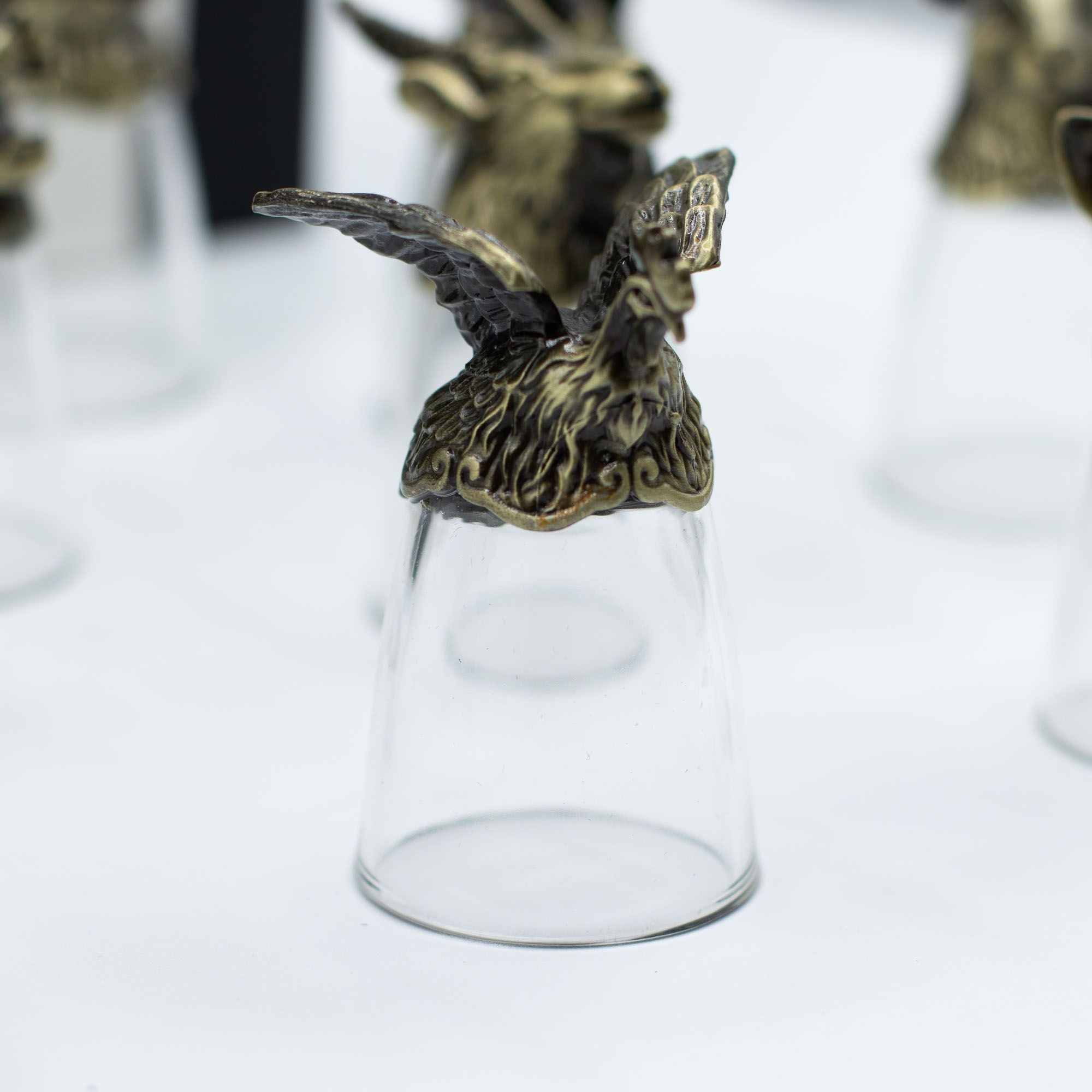 Gift Set of 12 Glasses (25ml) | Antique Bronze