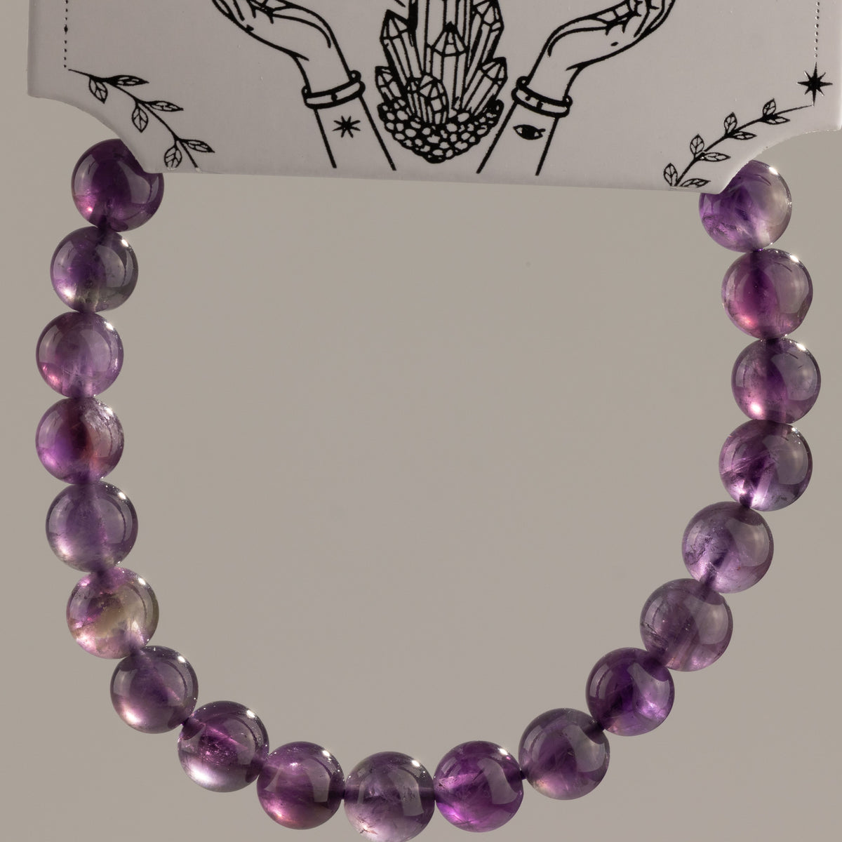 Petite Power Bracelet (17cmx6mm) - Amethyst