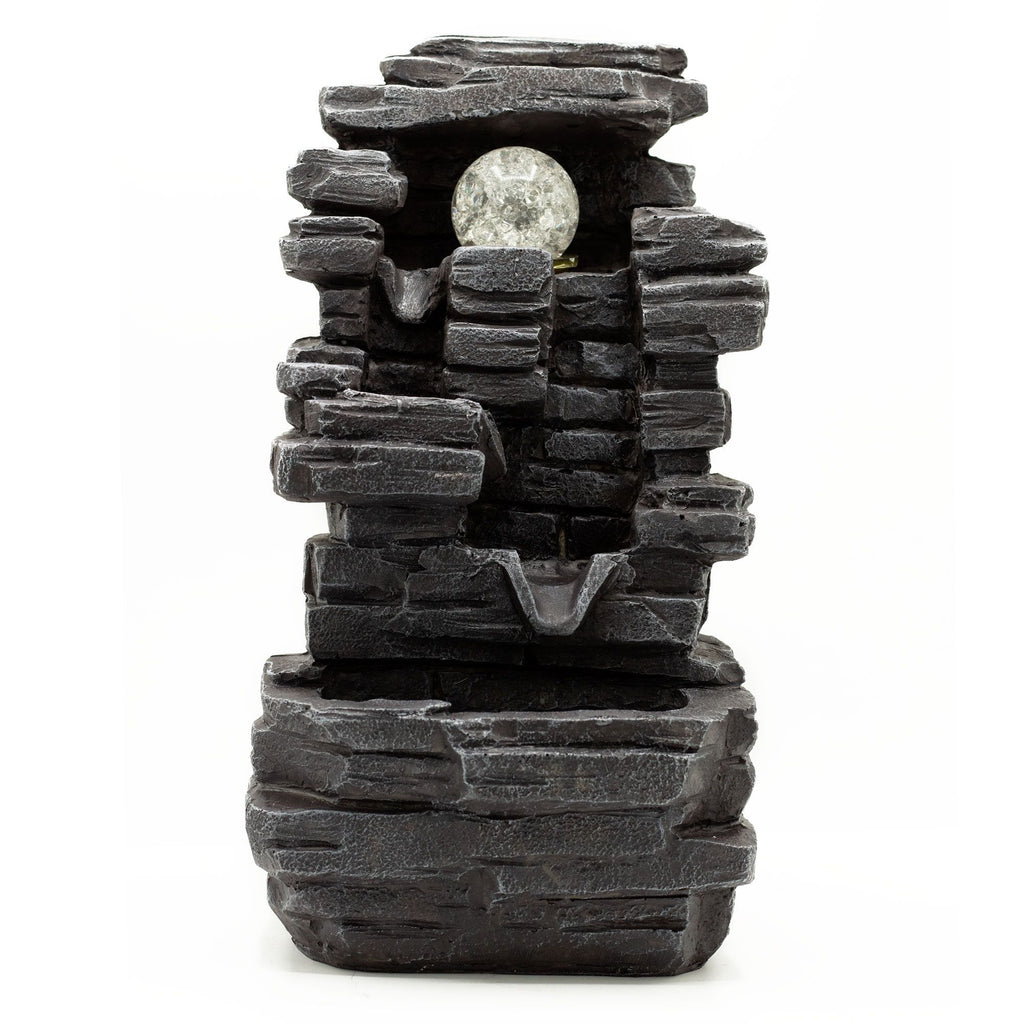Tabletop Water Feature Crystal Tree UK | 35 Stone Gemstone Tree decorative crystal gemstone tree