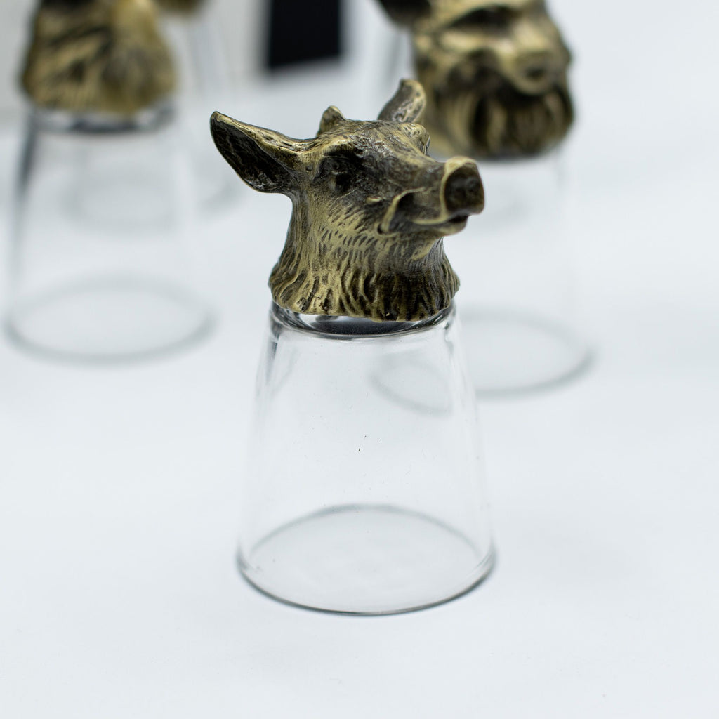 Gift Set of 12 Bottom Up Shot Glasses (25ml) Crystal Tree UK | 12 Stone Gemstone Tree decorative crystal gemstone tree