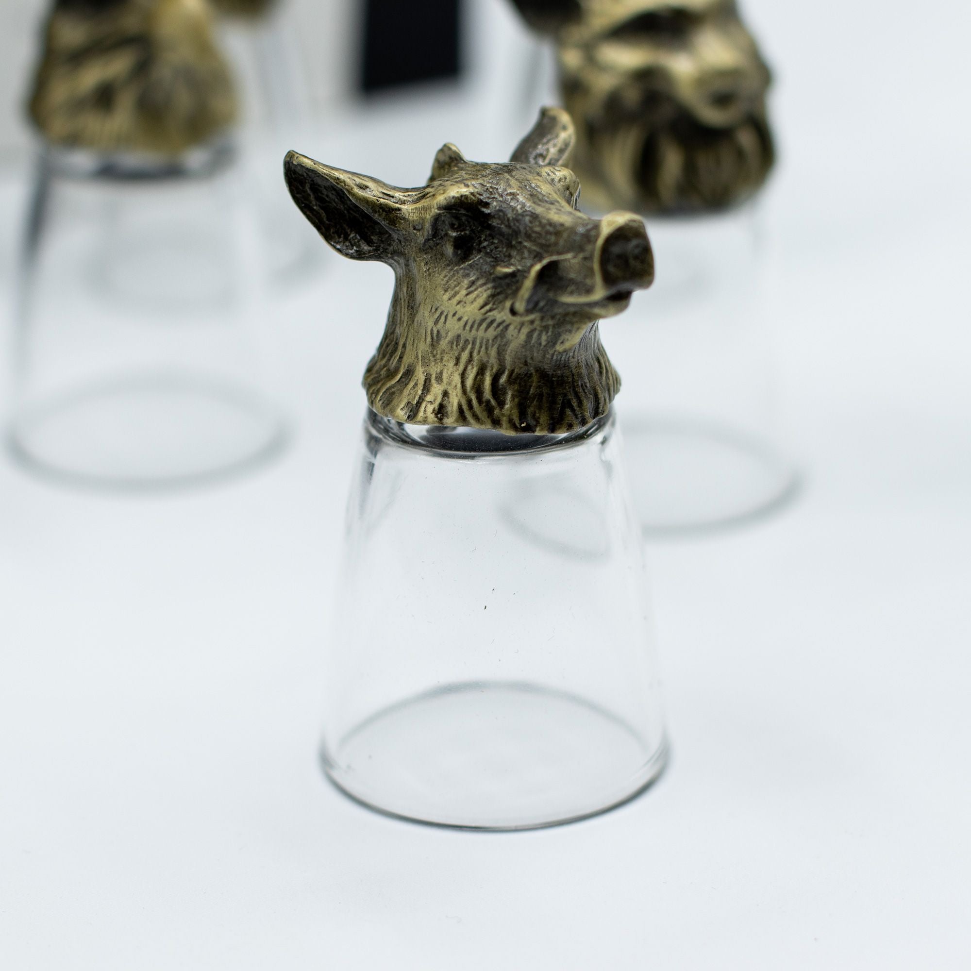 Gift Set of 12 Bottom Up Shot Glasses (25ml) Crystal Tree UK | 12 Stone Gemstone Tree decorative crystal gemstone tree