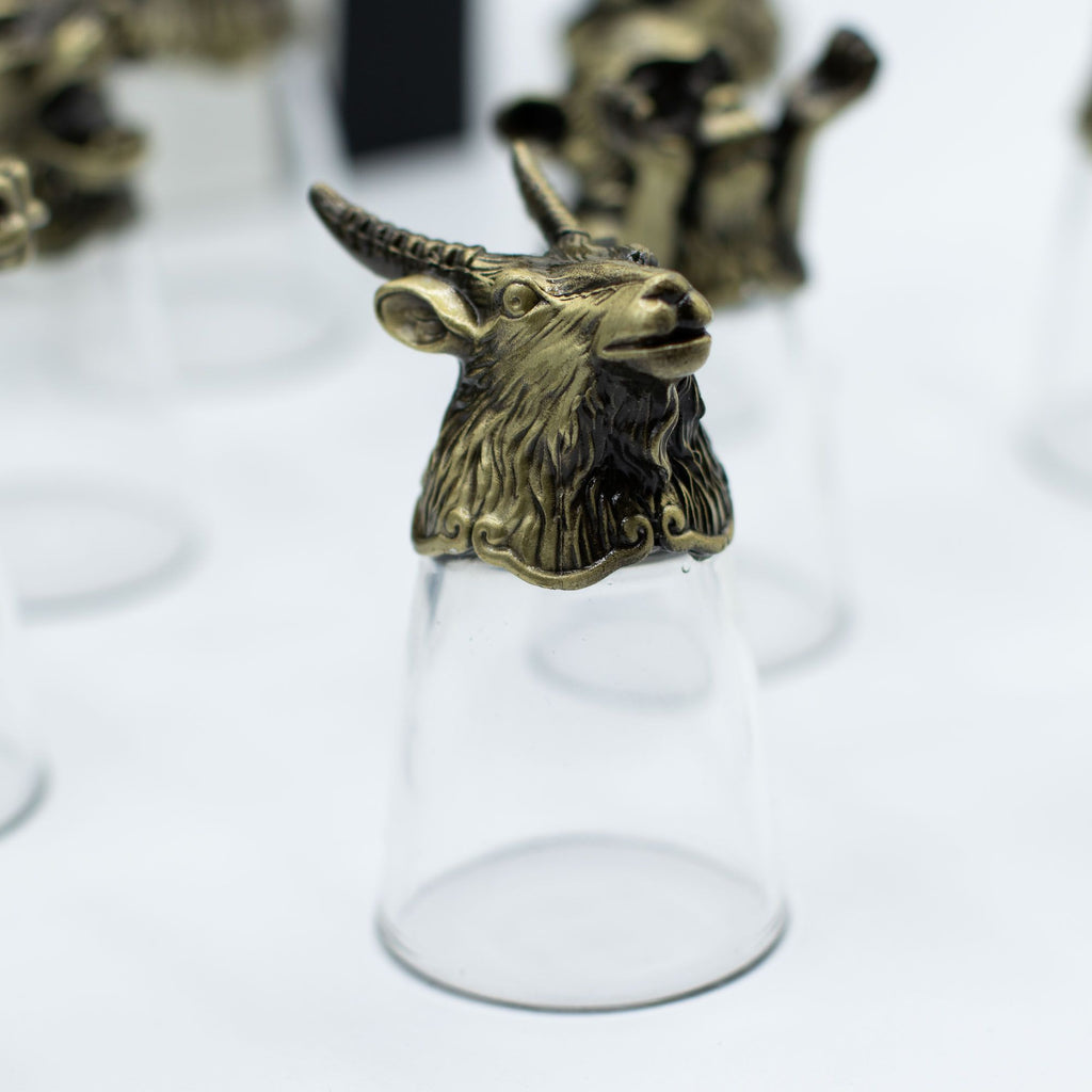 Gift Set of 12 Glasses (25ml) | Antique Bronze