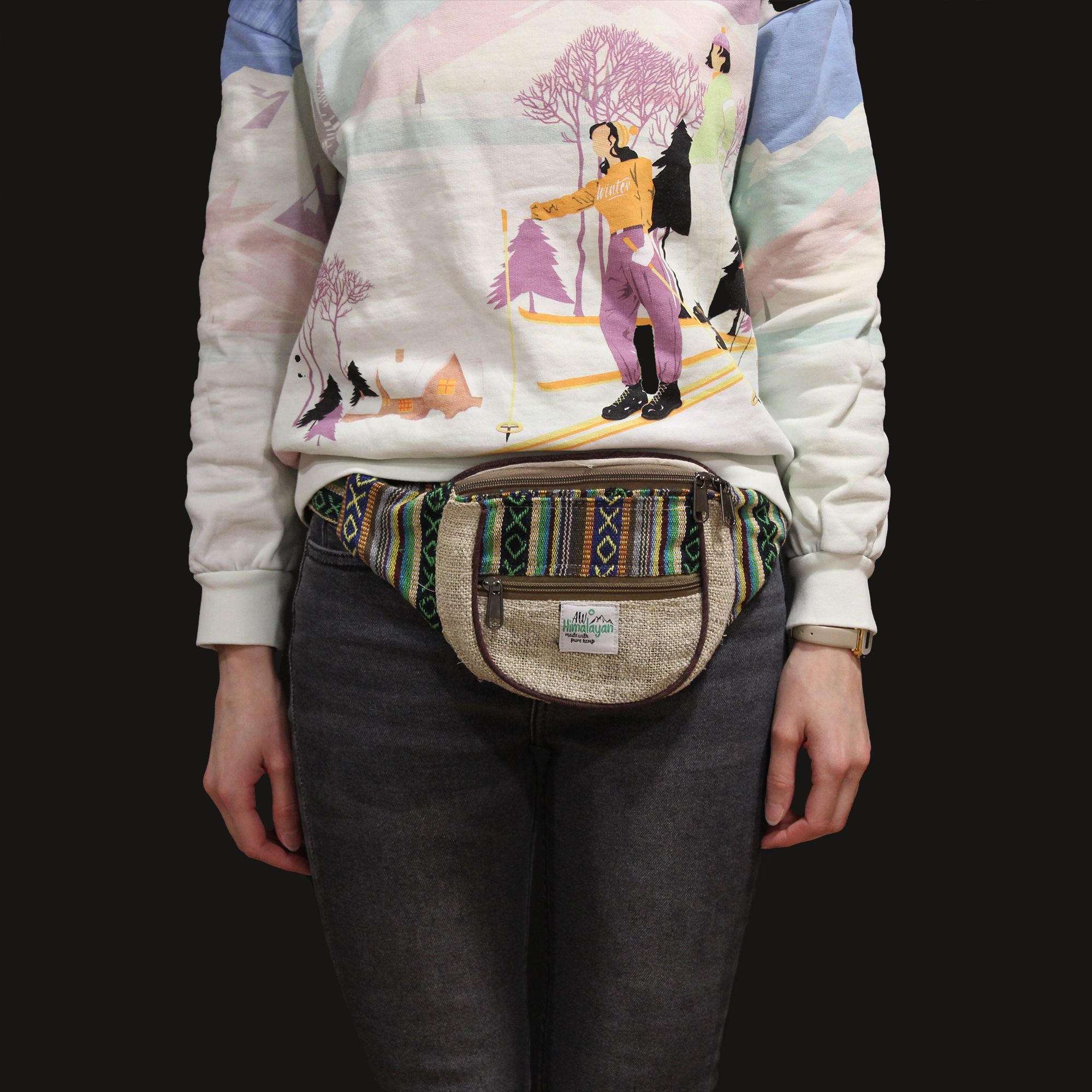 Bum Bag - Hemp & Cotton