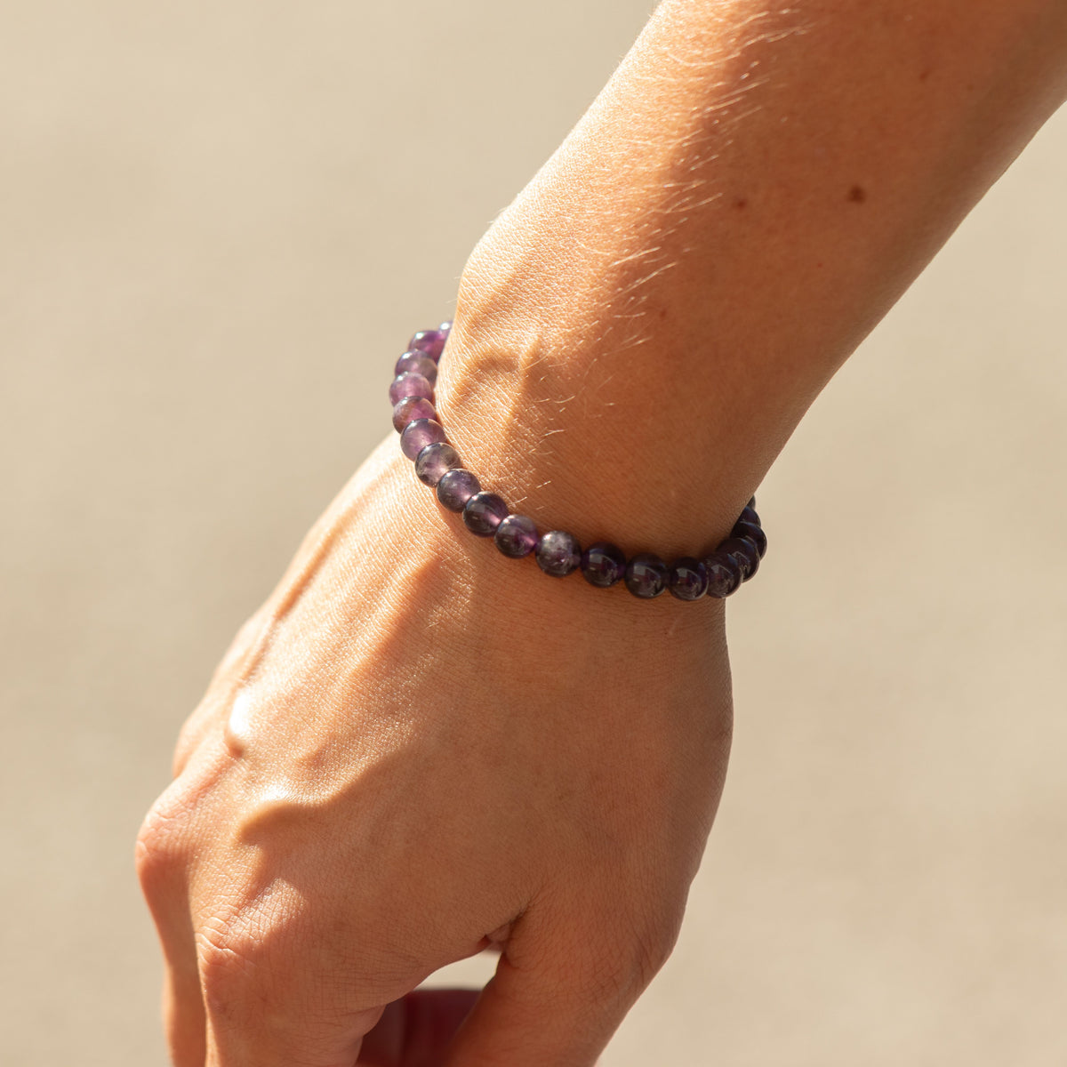 Petite Power Bracelet (17cmx6mm) - Amethyst