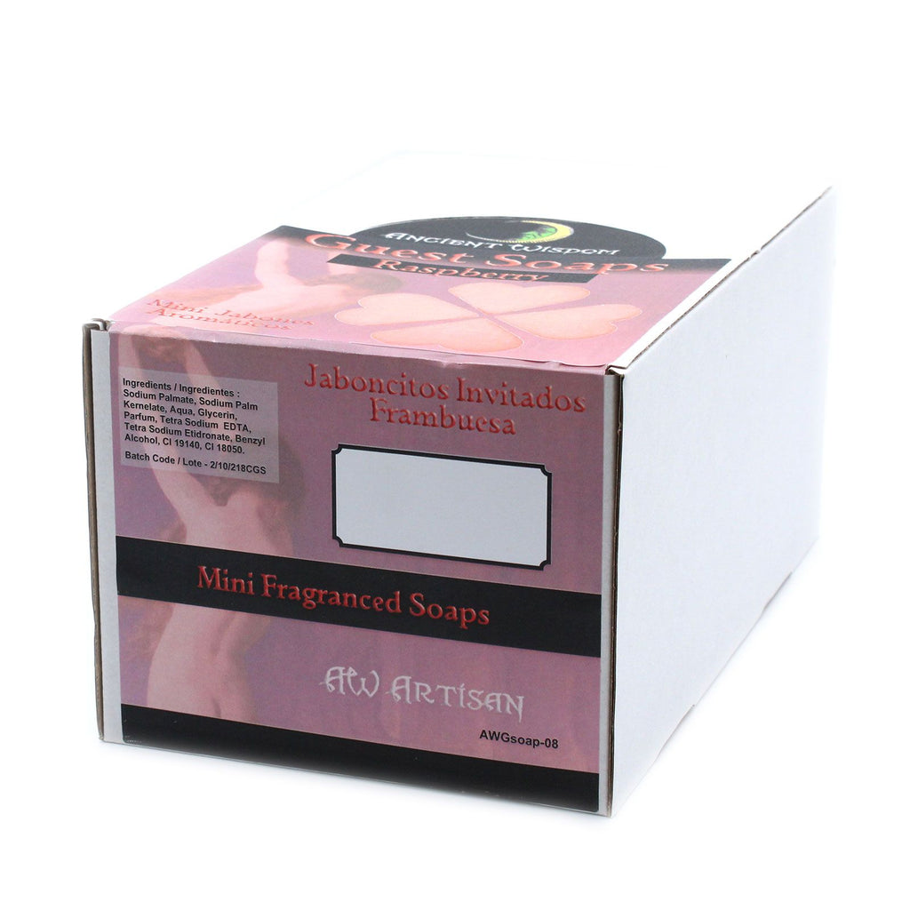 Heart Guest Soap - Raspberry (Pack of 10)