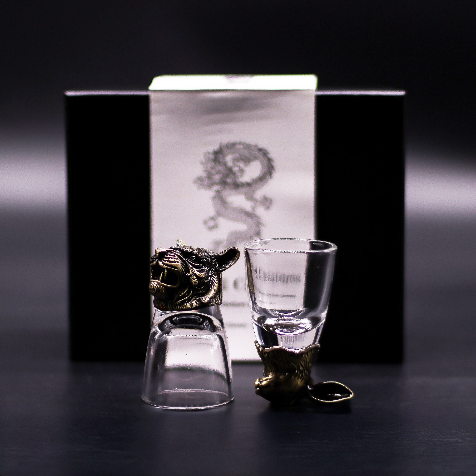 Gift Set of 6 Shot Glasses (50ml) | Antique Bronze