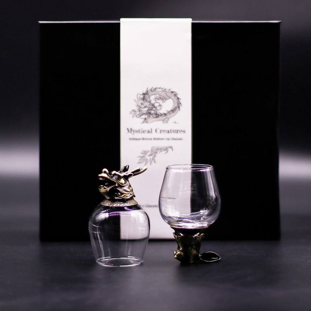 Gift Set of 6 Glasses (100ml) | Antique Bronze