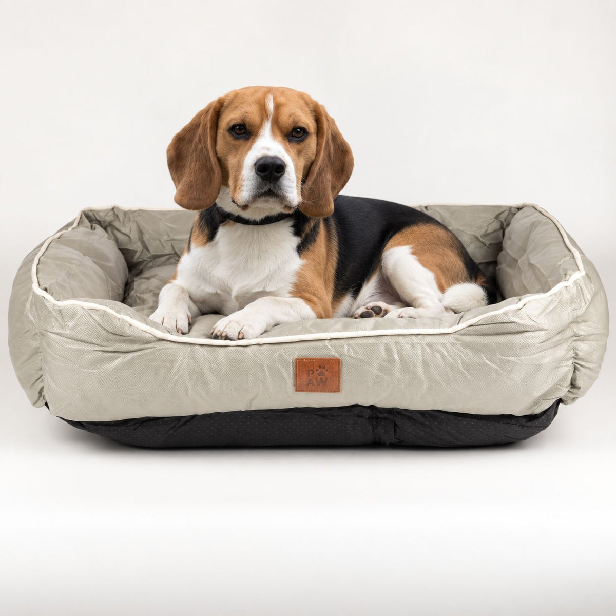 PAW Bed – Medium Khaki Beige – 70 × 60 × 15cm
