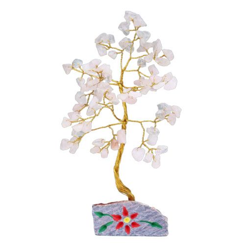 Rose Quartz - 80 Stone Gemstone Tree