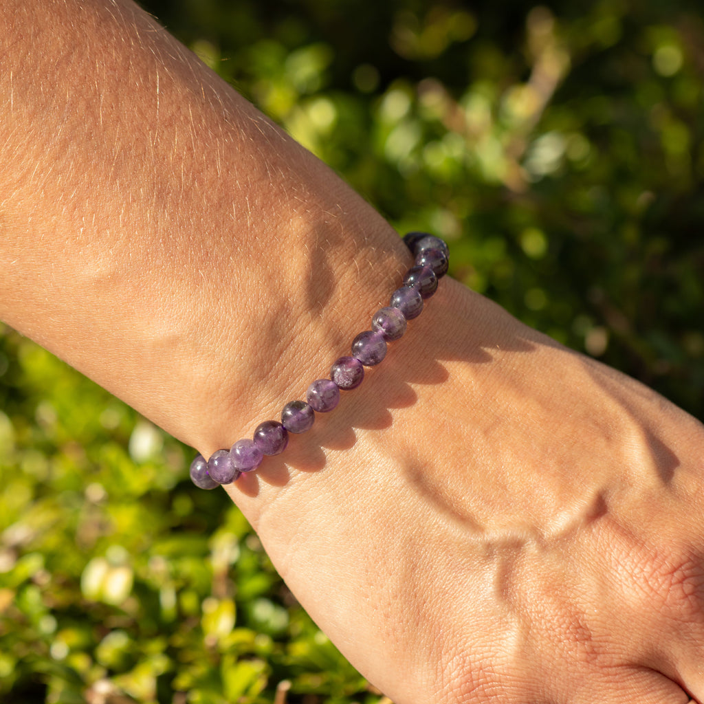 Petite Power Bracelet (17cmx6mm) - Amethyst