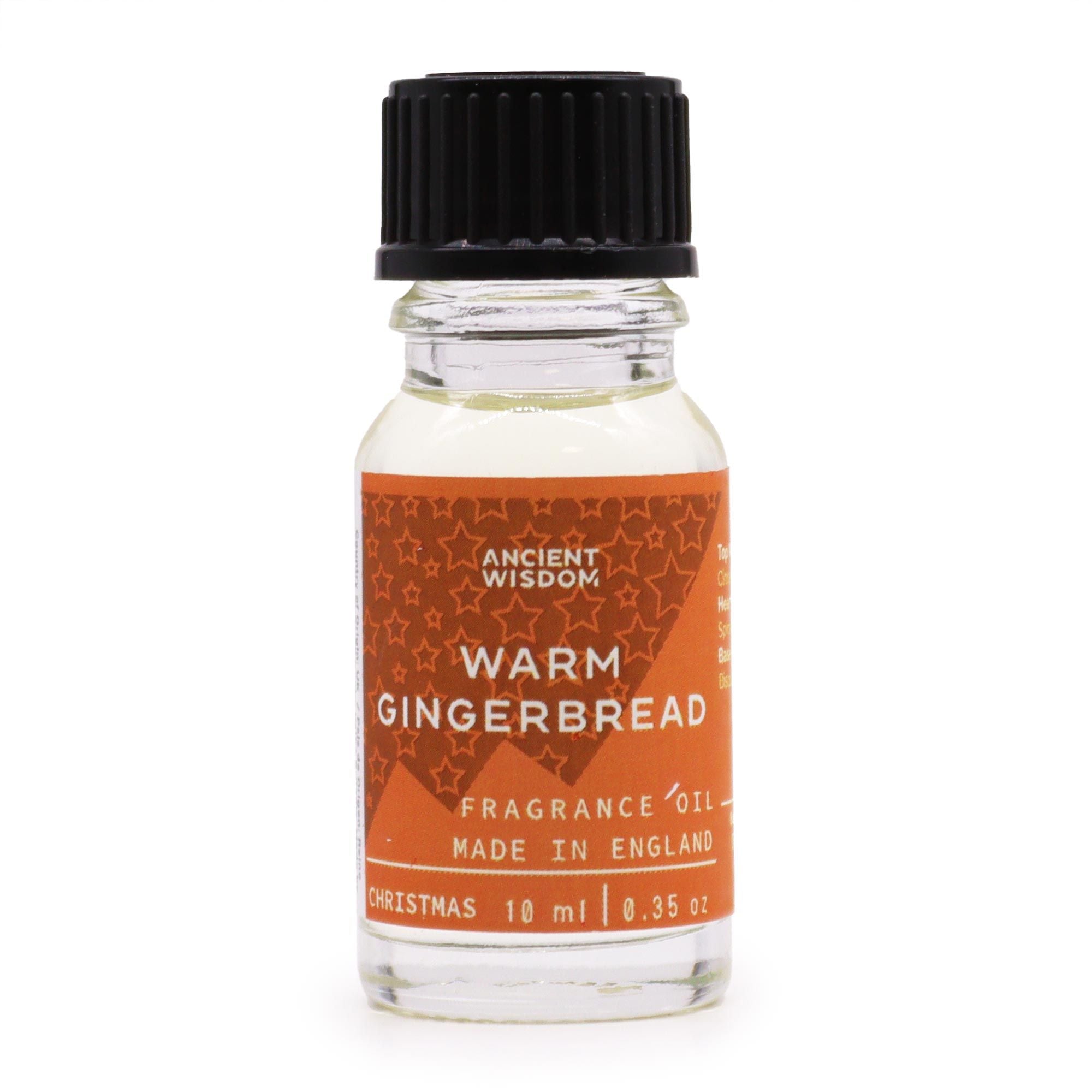 Warm Gingerbread Fragrance Oil 10ml (Pack of 5)