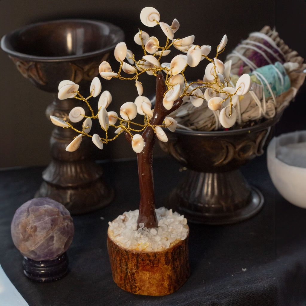 Medium Gomati Chakra Circle Stone Tree - (60 stones)